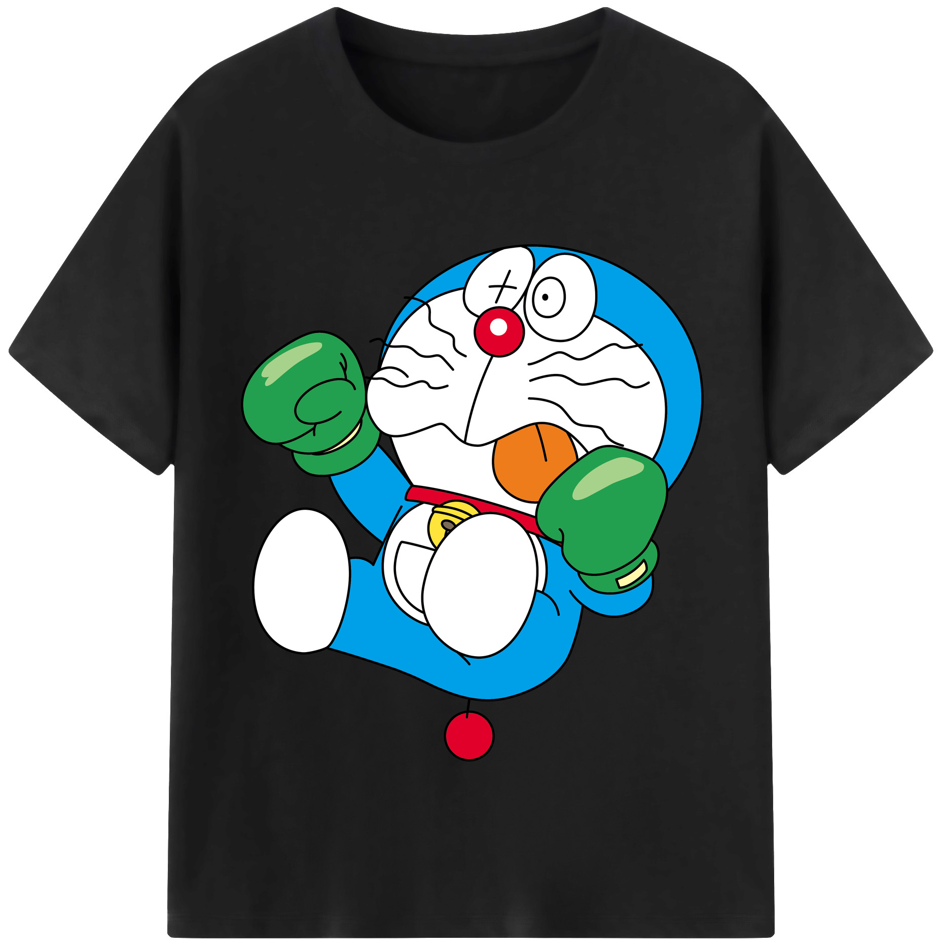 （画像用） ドラえもん Doraemon レディースカジュアルプリントTシャツ（綿100％）