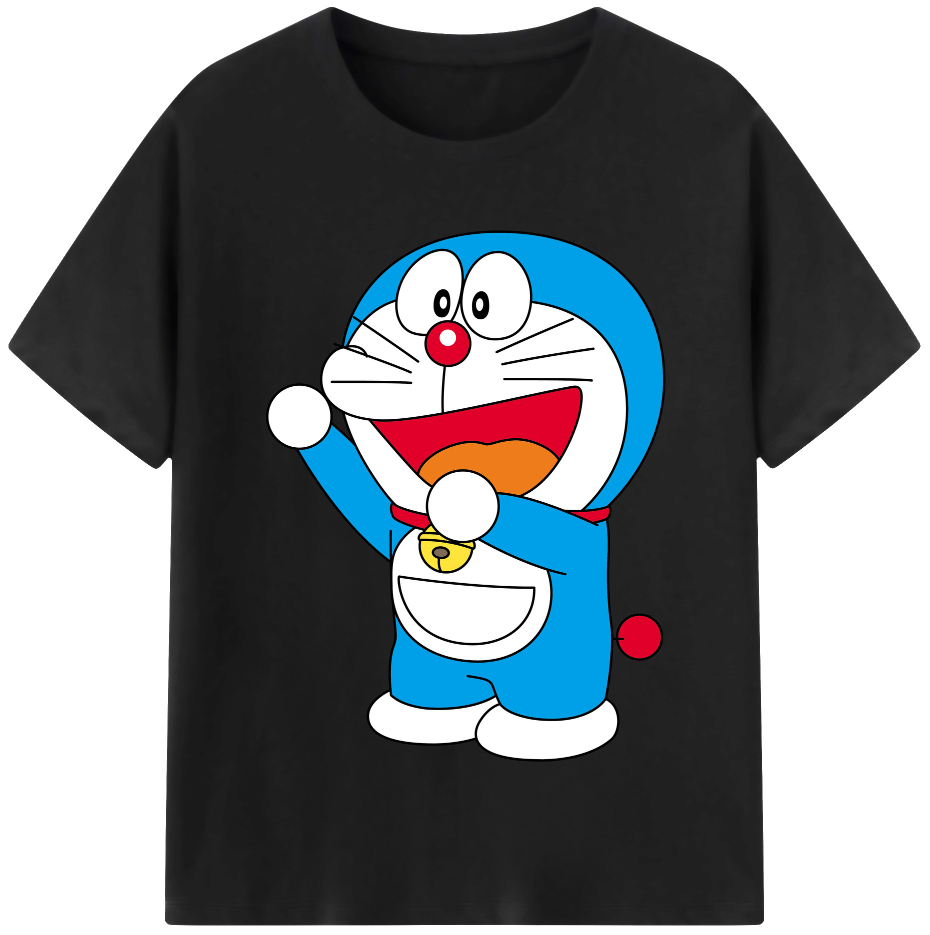 （画像用） ドラえもん Doraemon レディースカジュアルプリントTシャツ（綿100％）