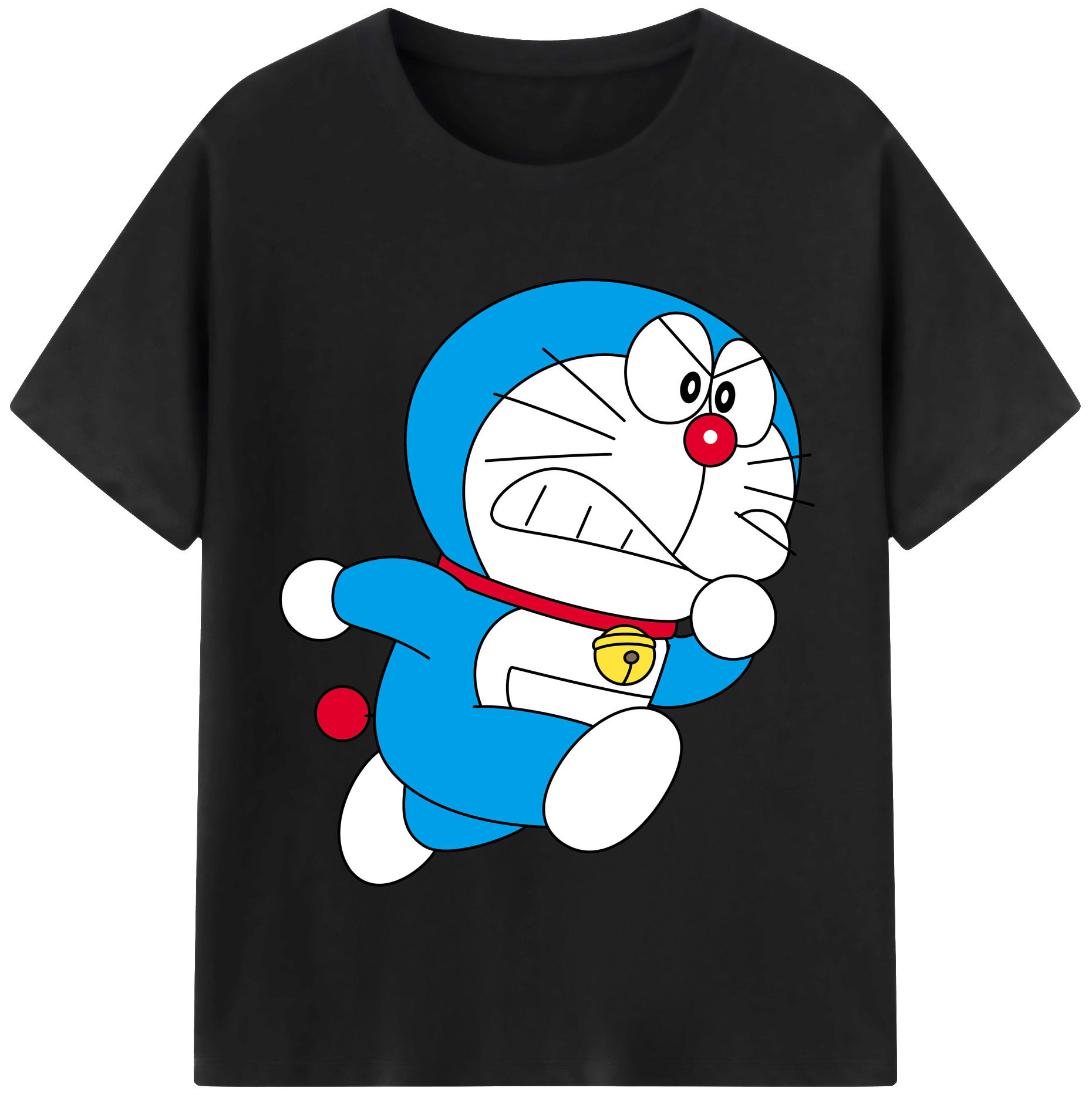 （画像用） ドラえもん Doraemon レディースカジュアルプリントTシャツ（綿100％）