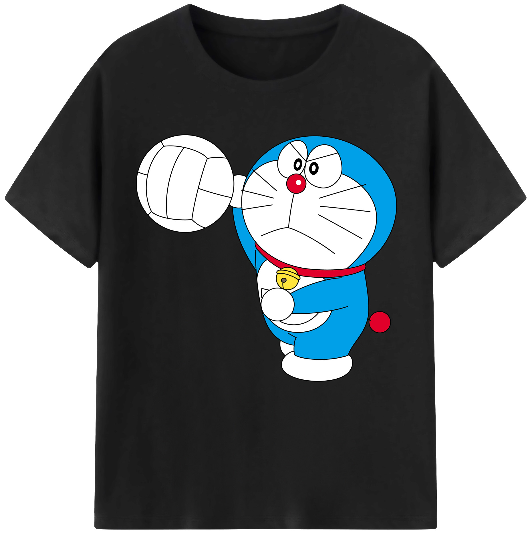 （画像用） ドラえもん Doraemon レディースカジュアルプリントTシャツ（綿100％）