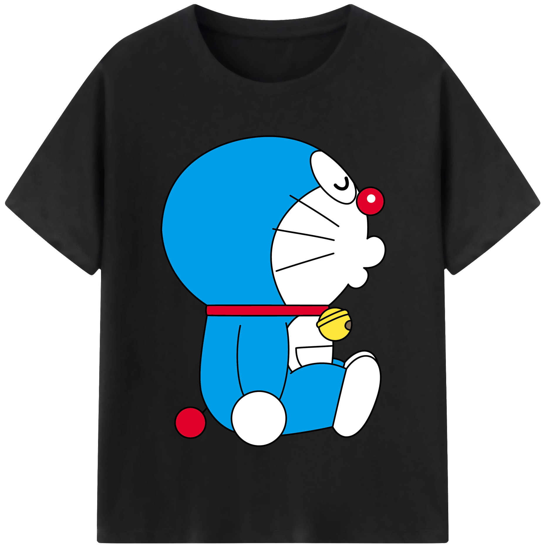 （画像用） ドラえもん Doraemon レディースカジュアルプリントTシャツ（綿100％）