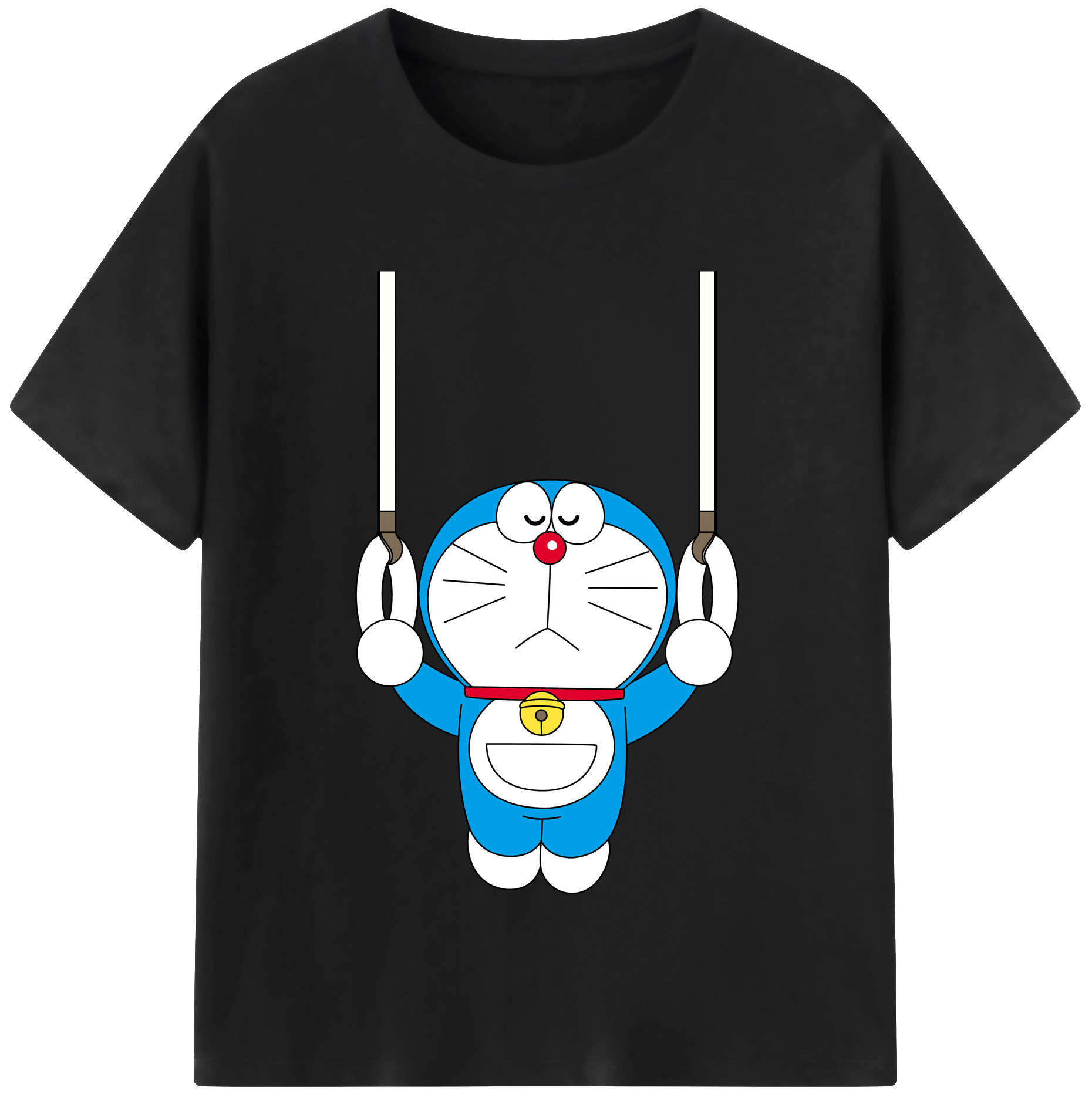 （画像用） ドラえもん Doraemon レディースカジュアルプリントTシャツ（綿100％）