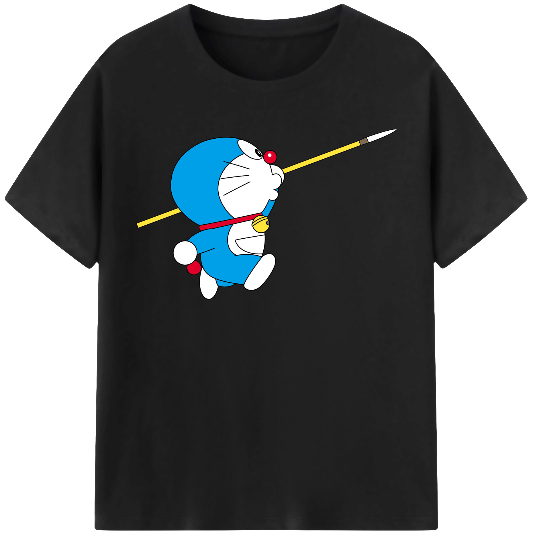 （画像用） ドラえもん Doraemon レディースカジュアルプリントTシャツ（綿100％）