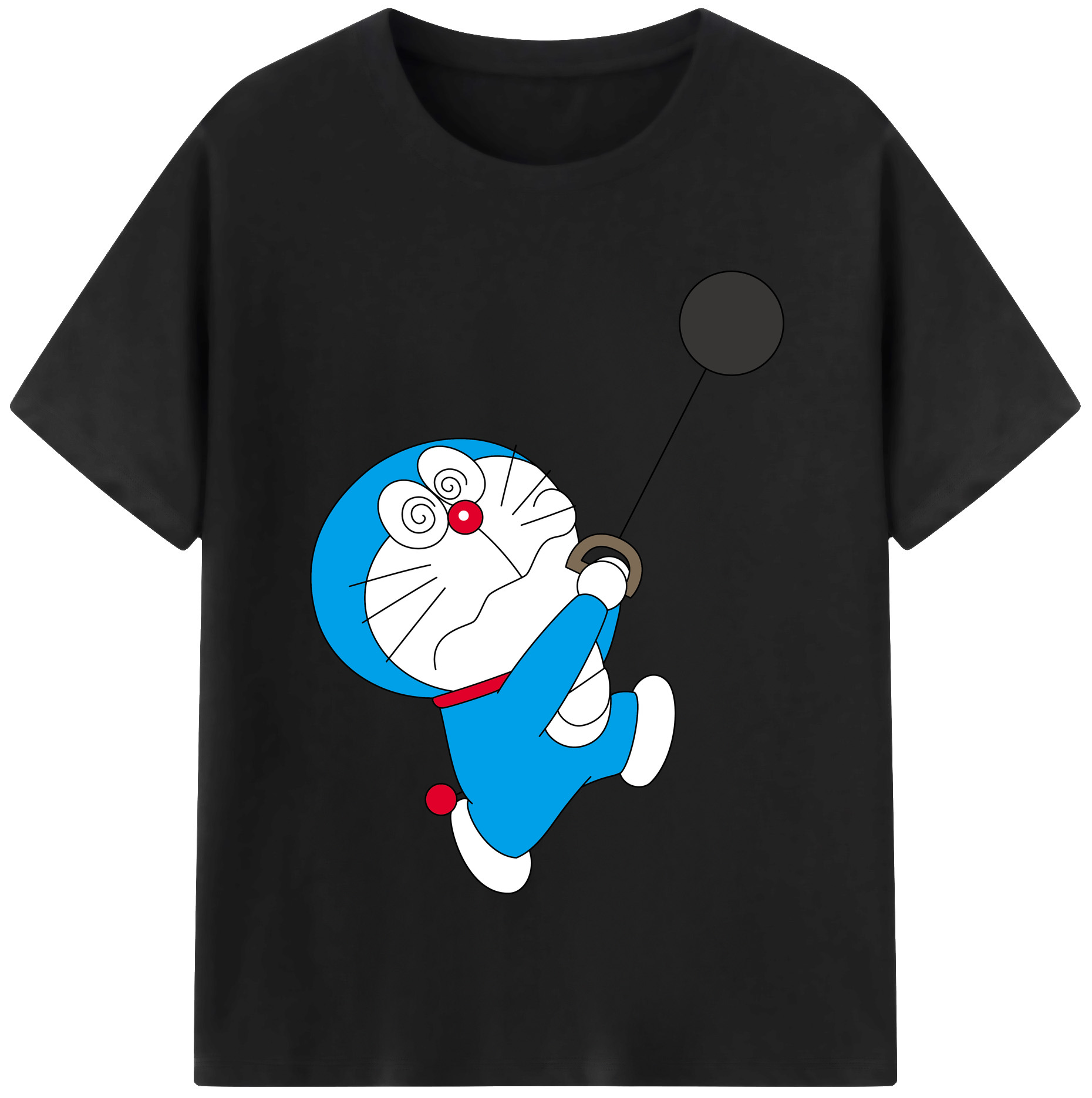 （画像用） ドラえもん Doraemon レディースカジュアルプリントTシャツ（綿100％）