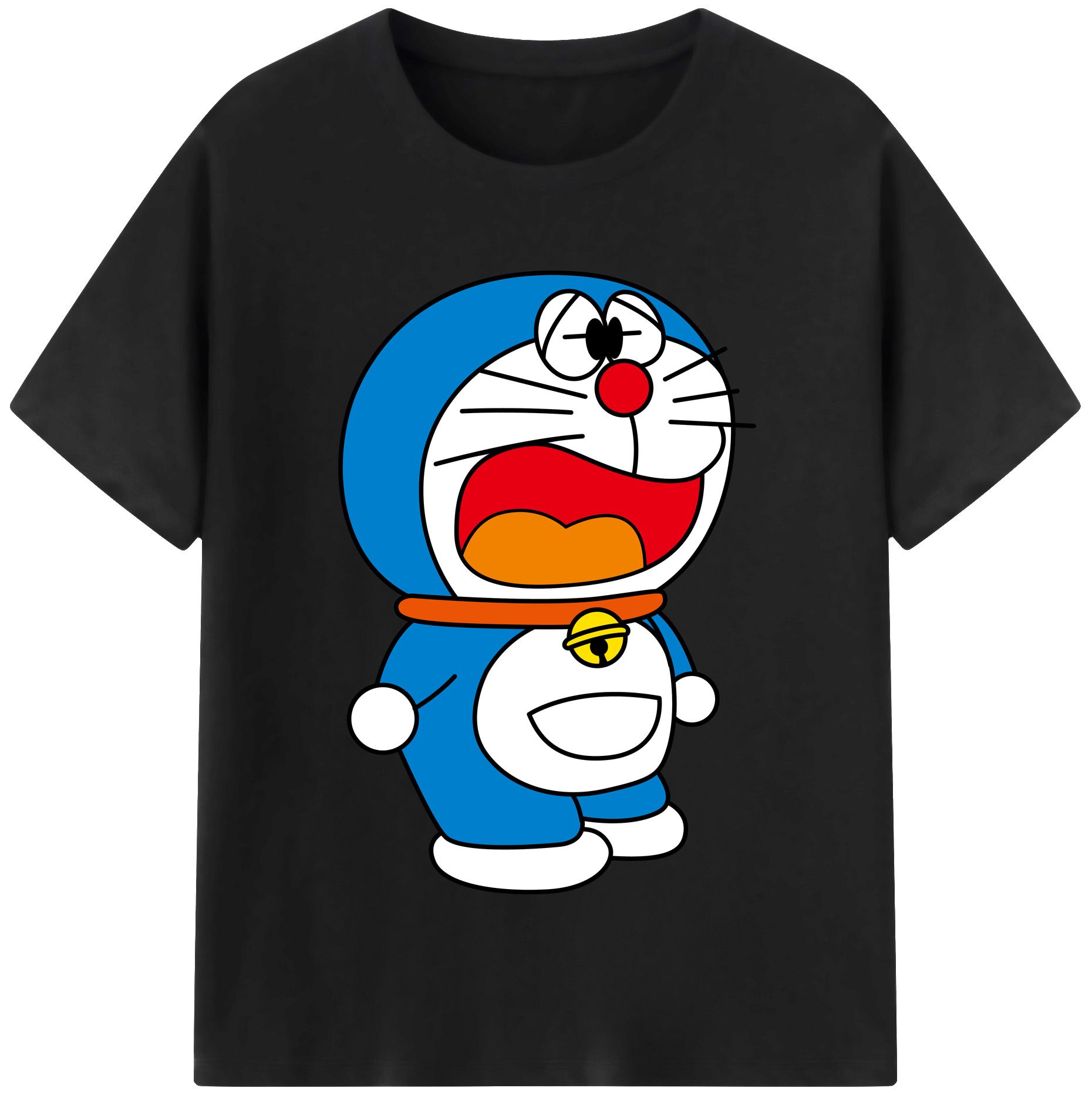 （画像用） ドラえもん Doraemon レディースカジュアルプリントTシャツ（綿100％）