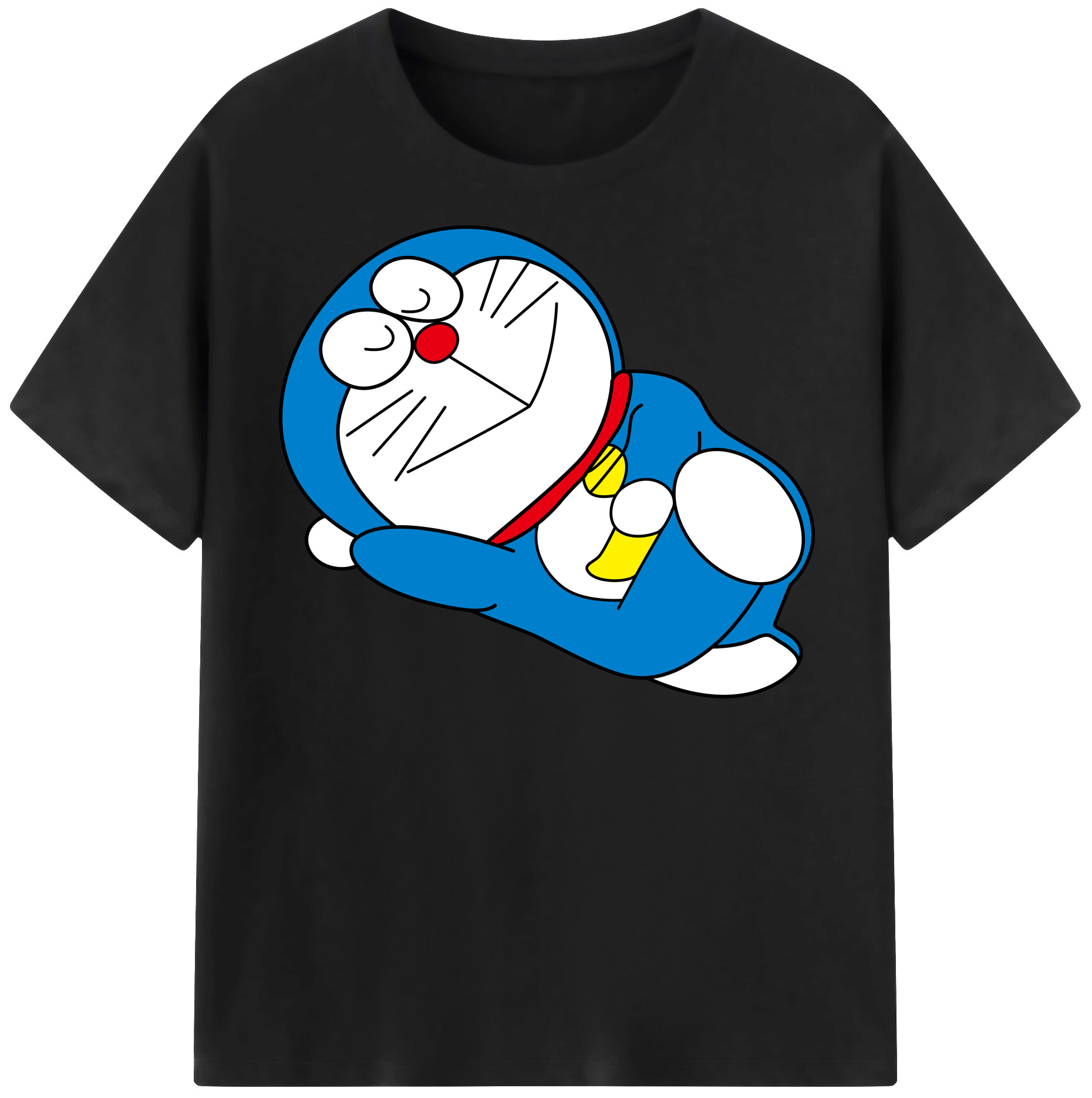 （画像用） ドラえもん Doraemon レディースカジュアルプリントTシャツ（綿100％）