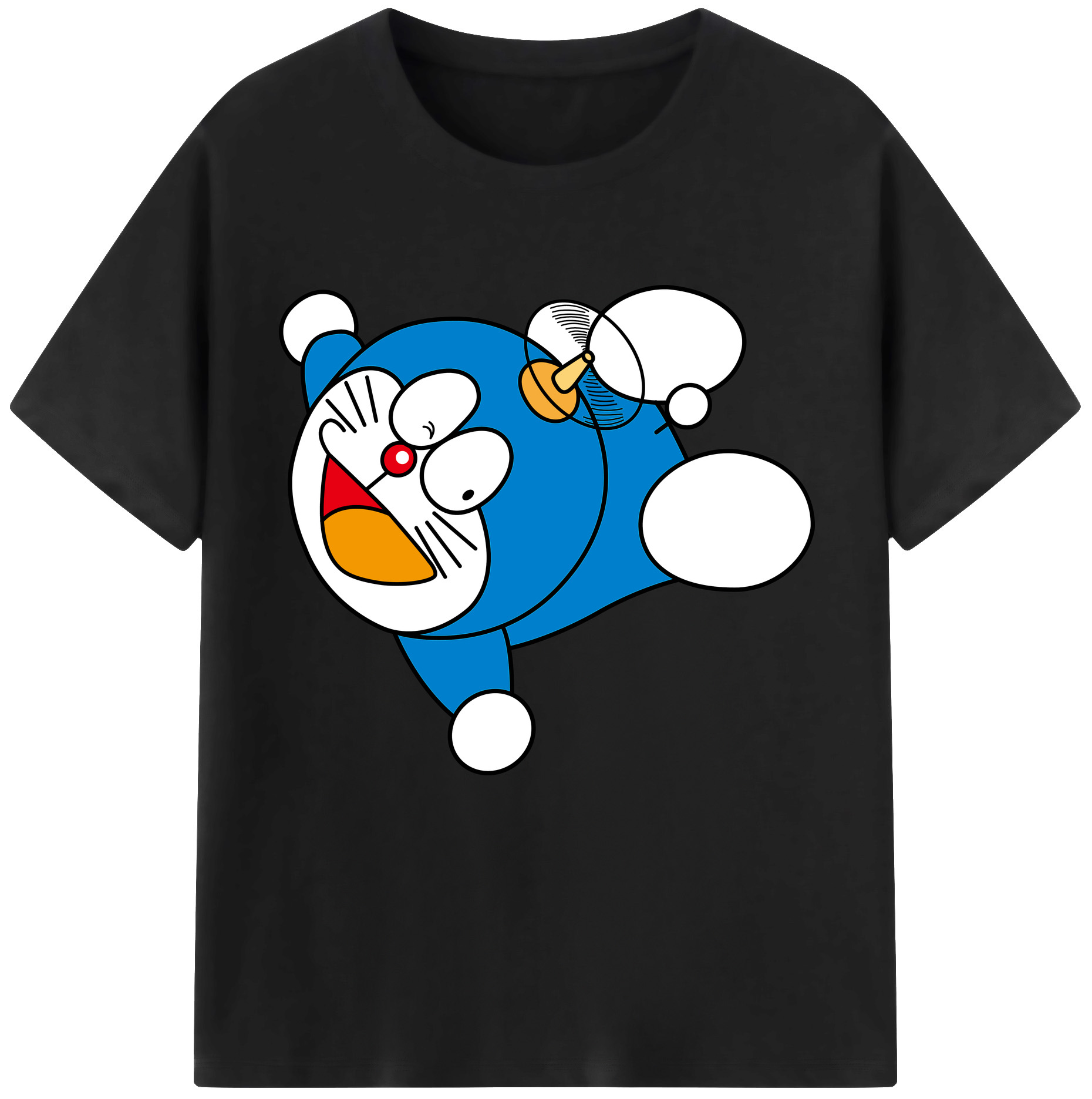（画像用） ドラえもん Doraemon レディースカジュアルプリントTシャツ（綿100％）