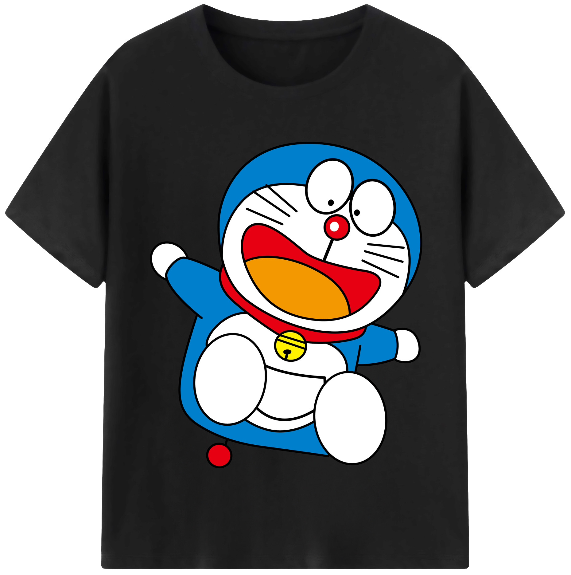 （画像用） ドラえもん Doraemon レディースカジュアルプリントTシャツ（綿100％）