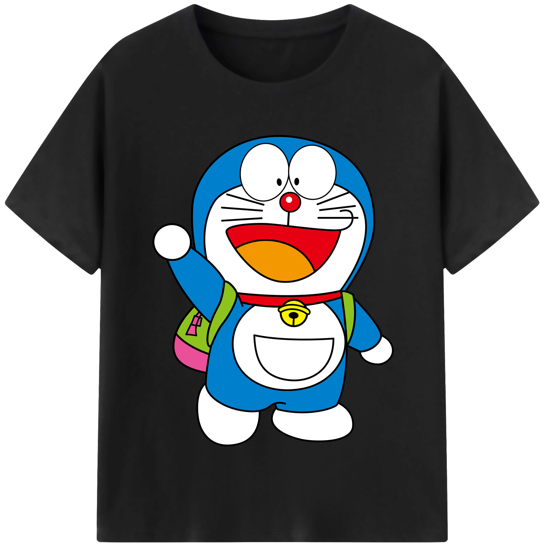 （画像用） ドラえもん Doraemon レディースカジュアルプリントTシャツ（綿100％）