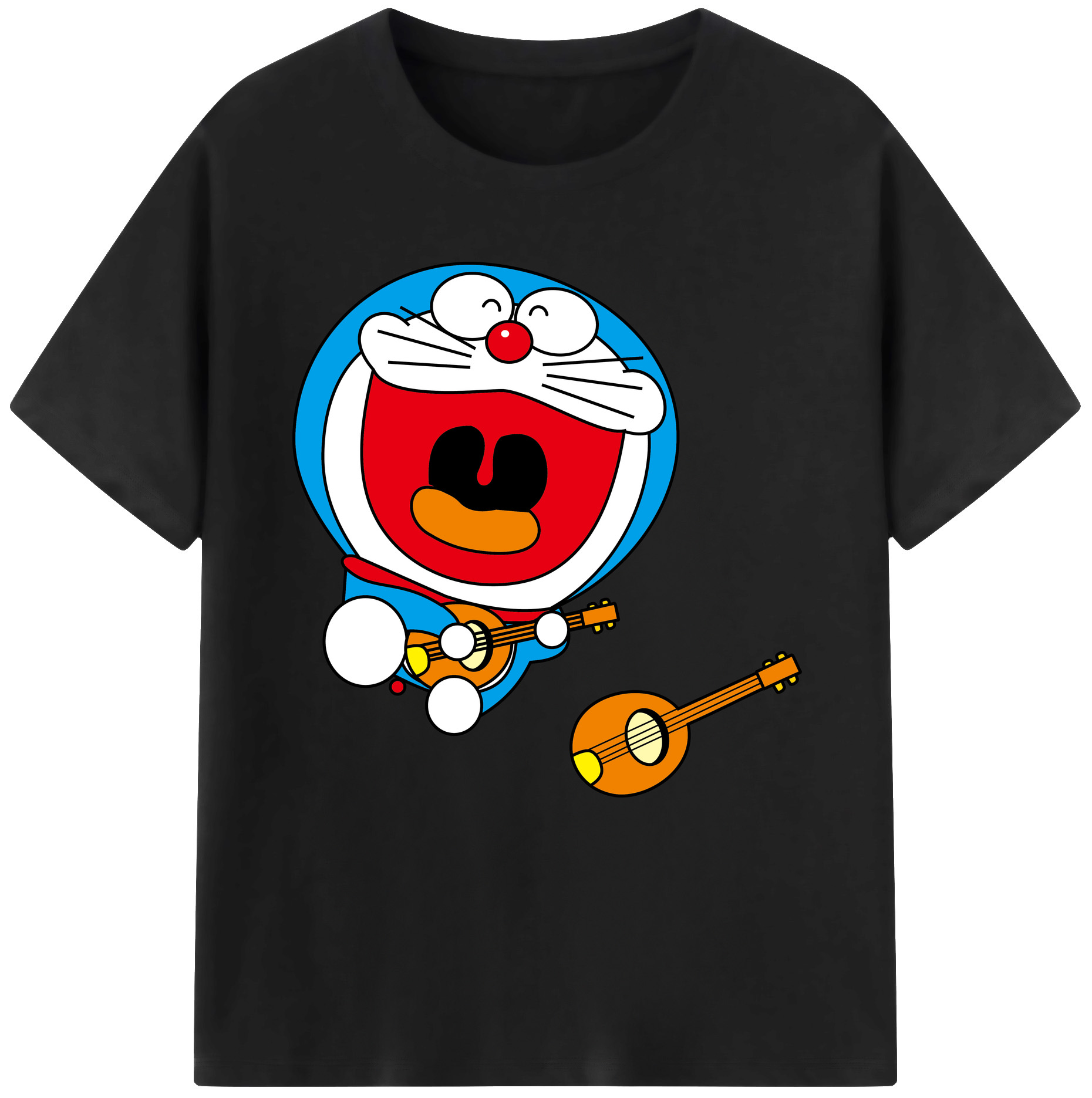 （画像用） ドラえもん Doraemon レディースカジュアルプリントTシャツ（綿100％）
