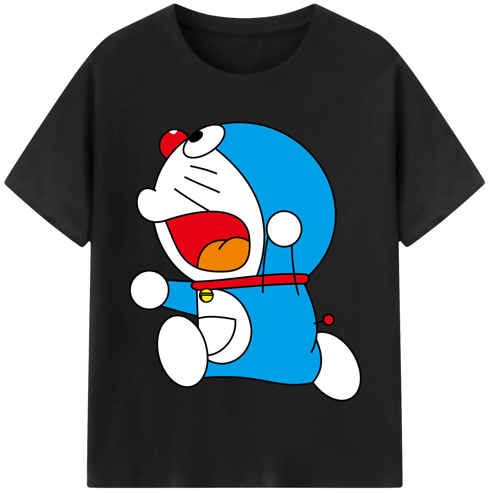 （画像用） ドラえもん Doraemon レディースカジュアルプリントTシャツ（綿100％）