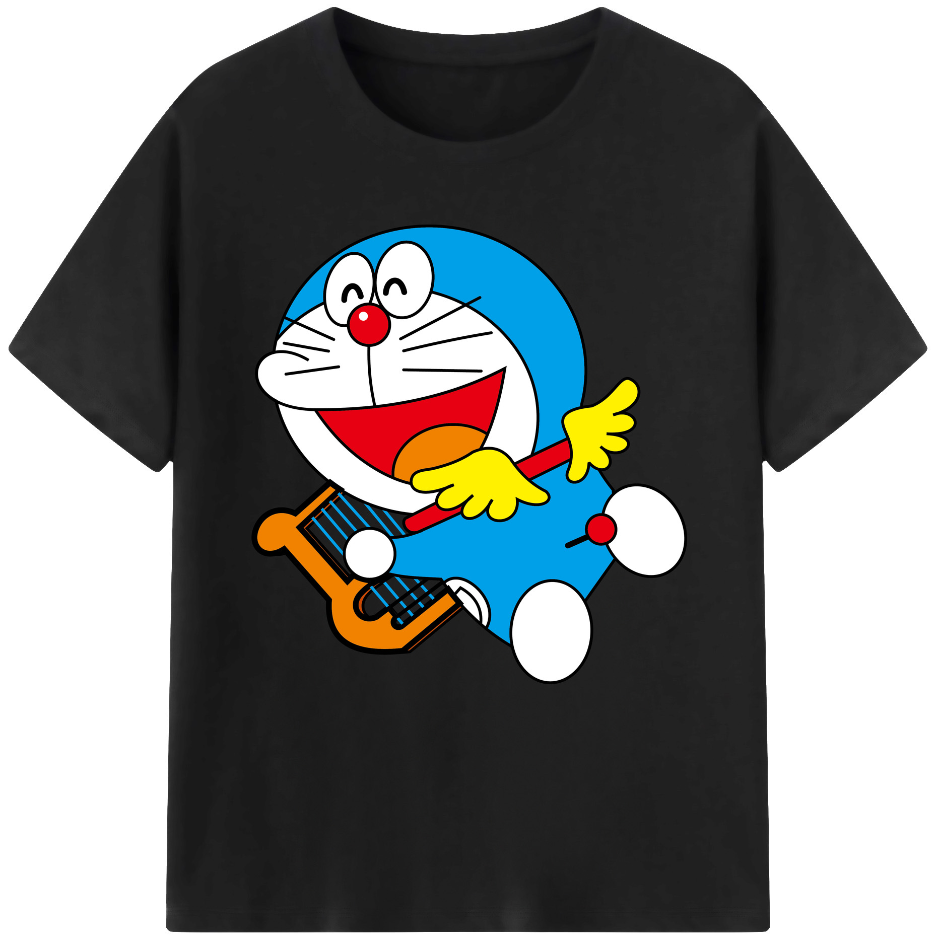 （画像用） ドラえもん Doraemon レディースカジュアルプリントTシャツ（綿100％）