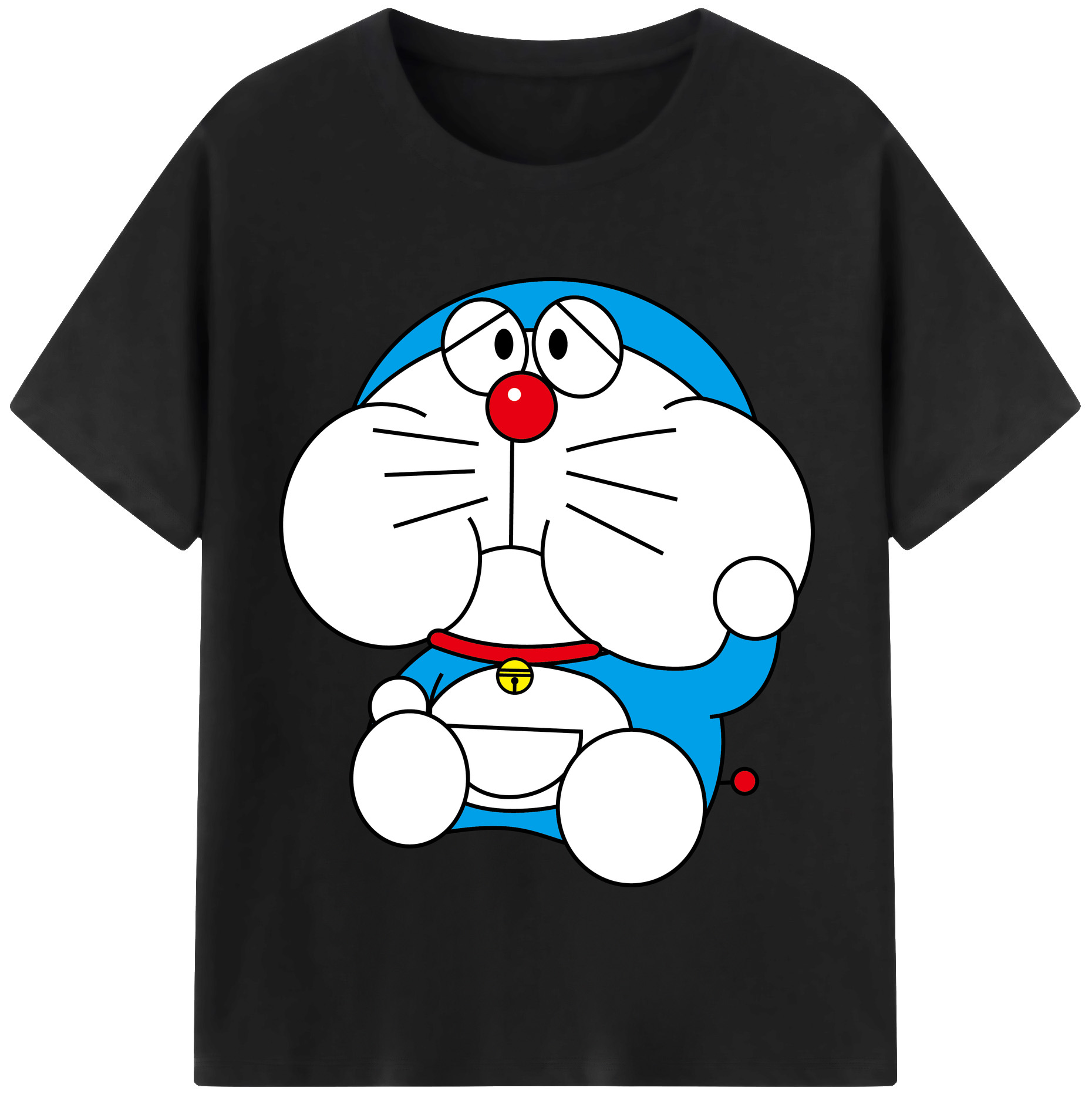 （画像用） ドラえもん Doraemon レディースカジュアルプリントTシャツ（綿100％）