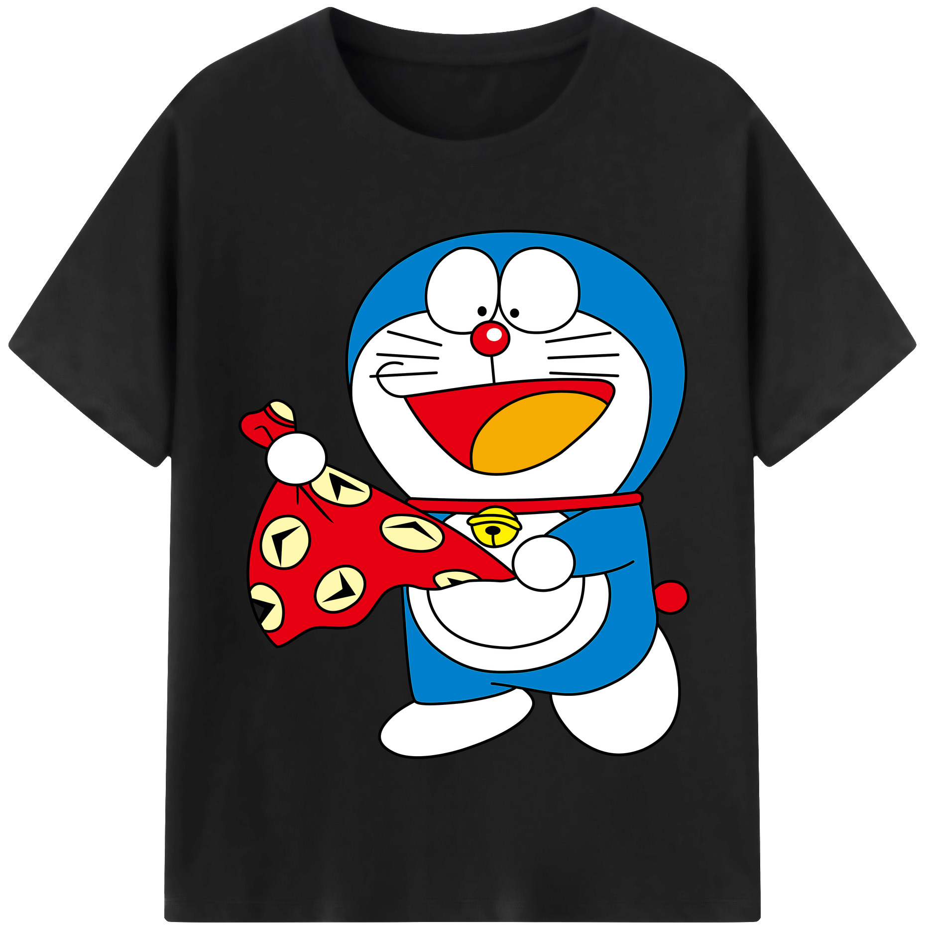 （画像用） ドラえもん Doraemon レディースカジュアルプリントTシャツ（綿100％）