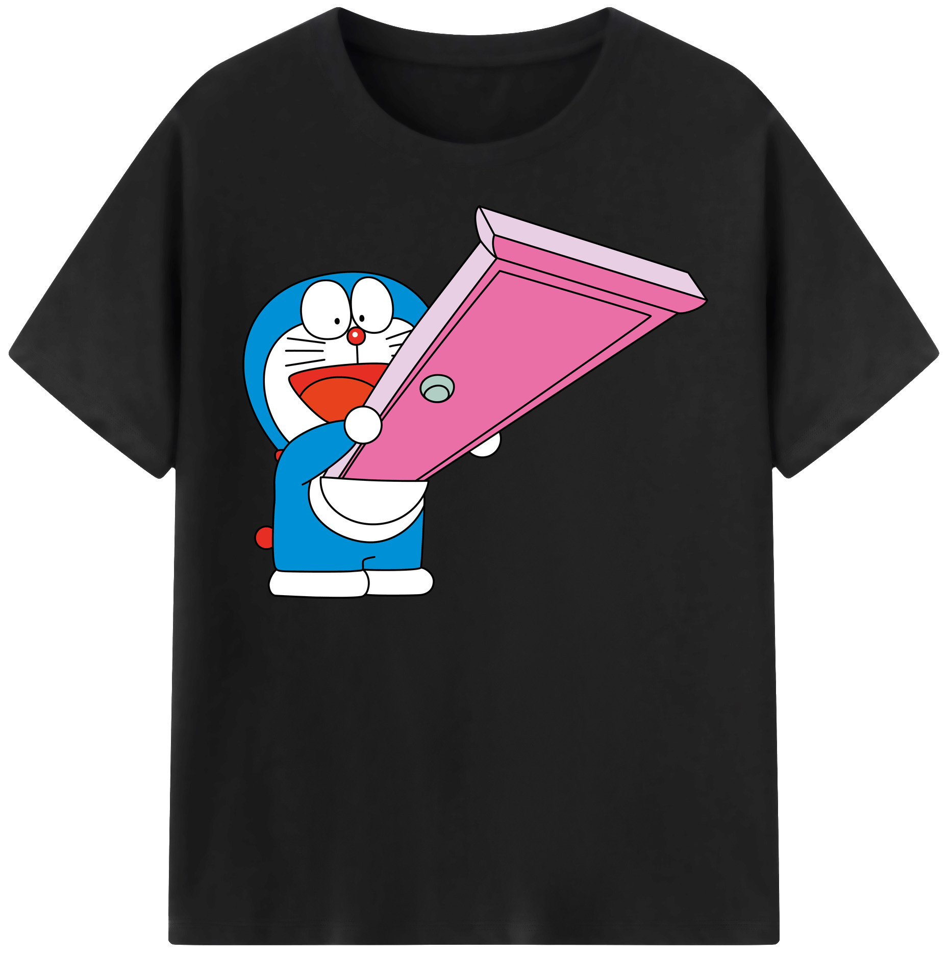（画像用） ドラえもん Doraemon レディースカジュアルプリントTシャツ（綿100％）