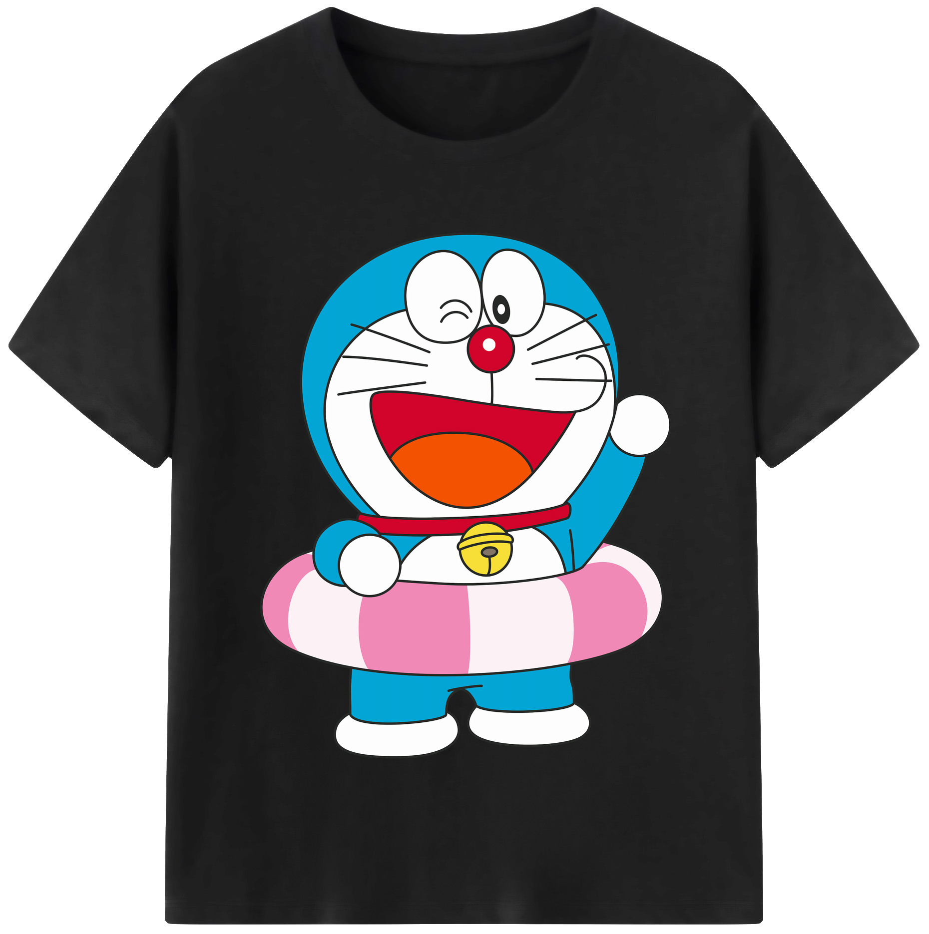 （画像用） ドラえもん Doraemon レディースカジュアルプリントTシャツ（綿100％）