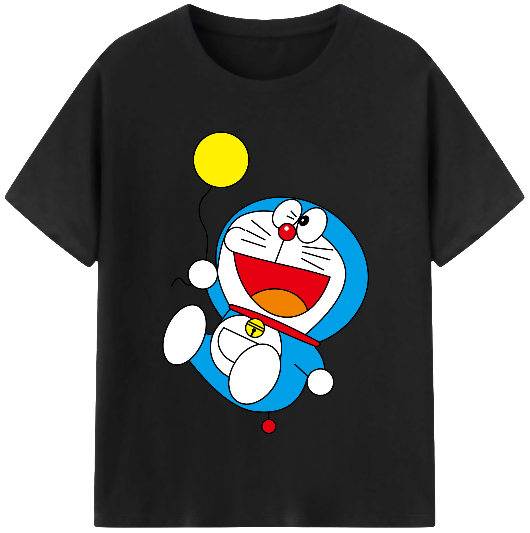（画像用） ドラえもん Doraemon レディースカジュアルプリントTシャツ（綿100％）