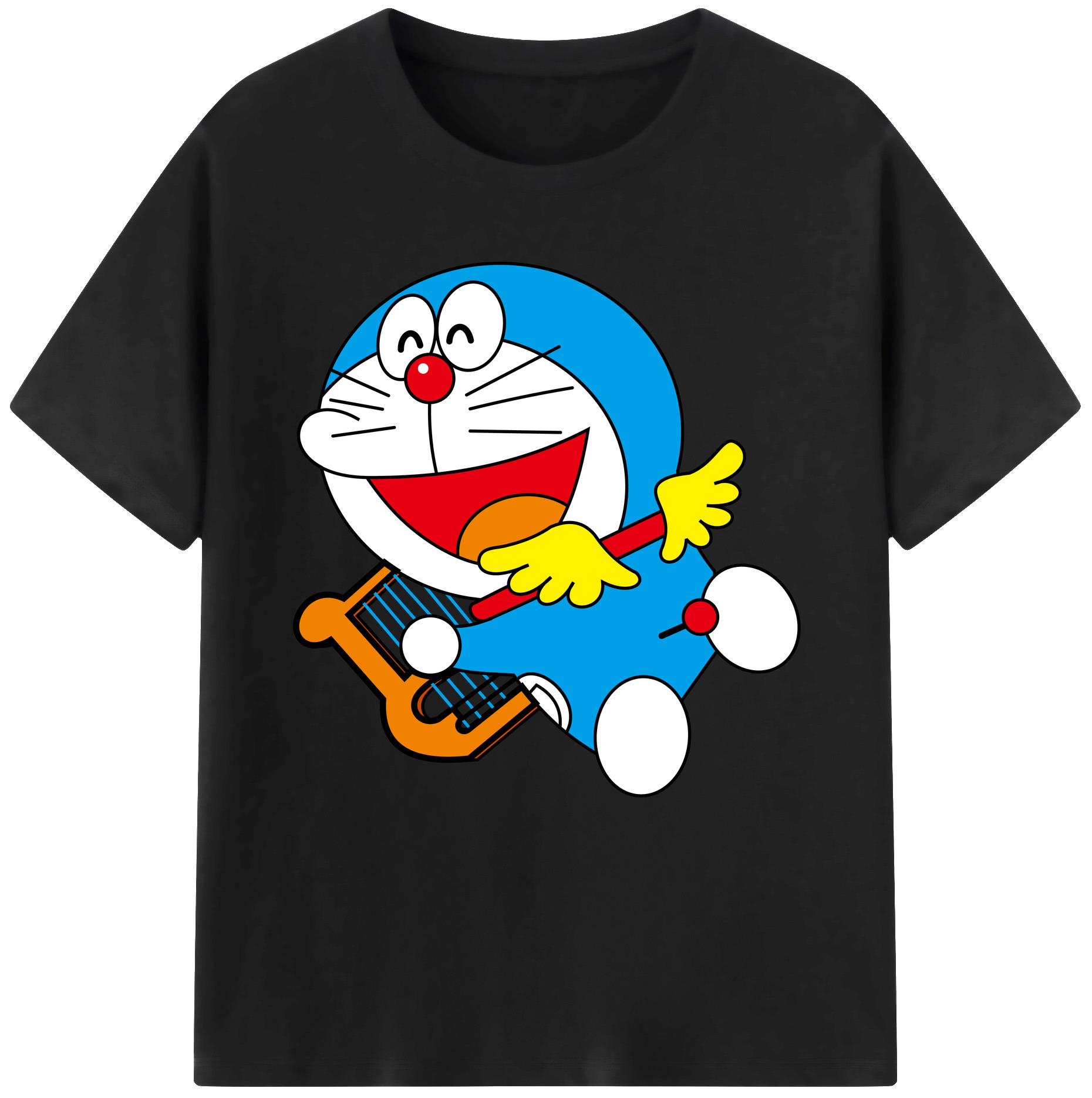（画像用） ドラえもん Doraemon レディースカジュアルプリントTシャツ（綿100％）