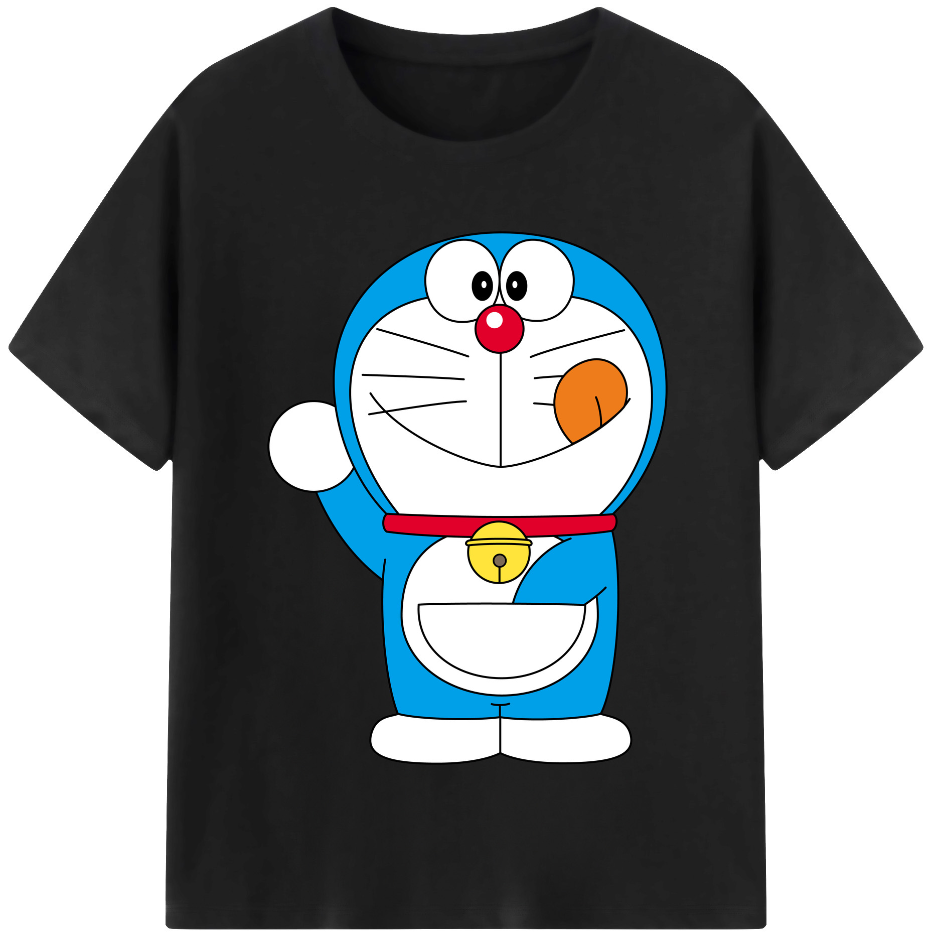 （画像用） ドラえもん Doraemon レディースカジュアルプリントTシャツ（綿100％）