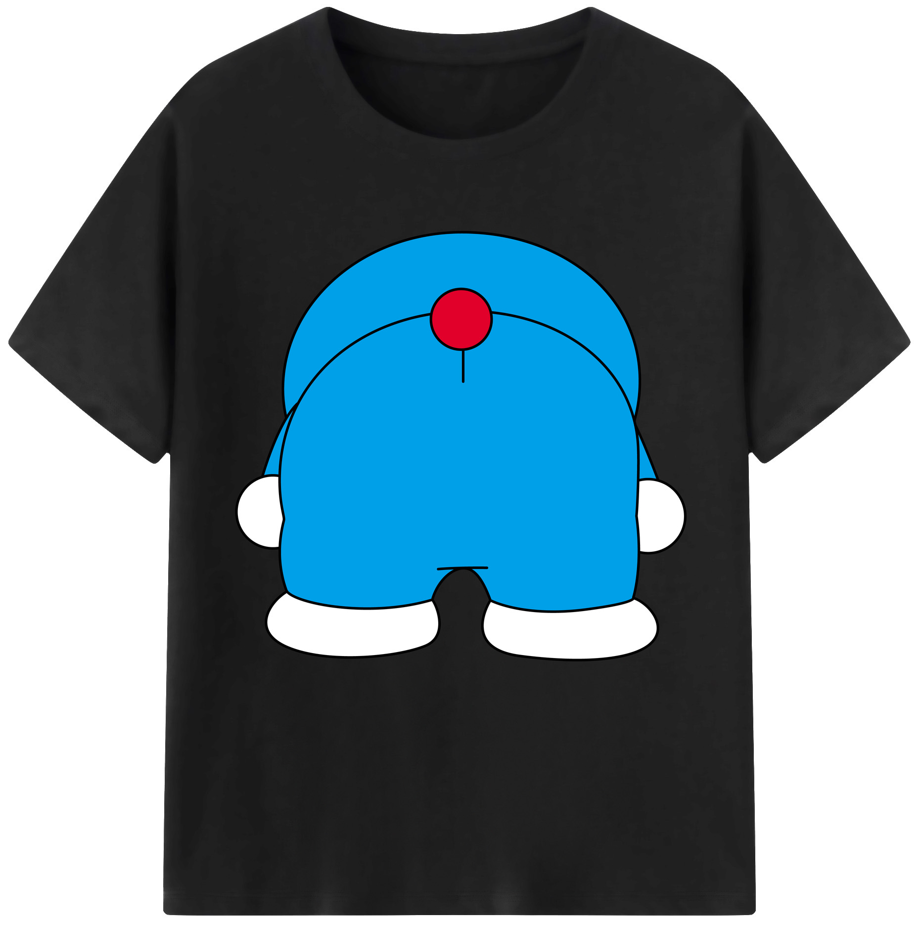（画像用） ドラえもん Doraemon レディースカジュアルプリントTシャツ（綿100％）