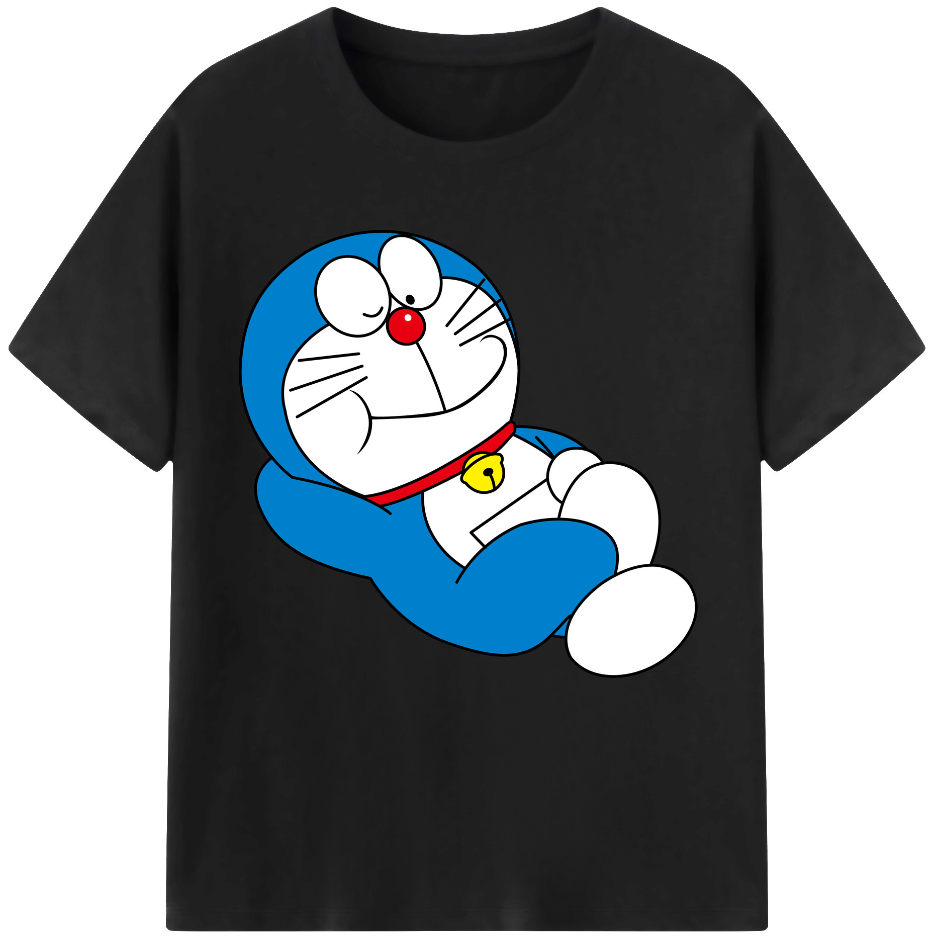 （画像用） ドラえもん Doraemon レディースカジュアルプリントTシャツ（綿100％）