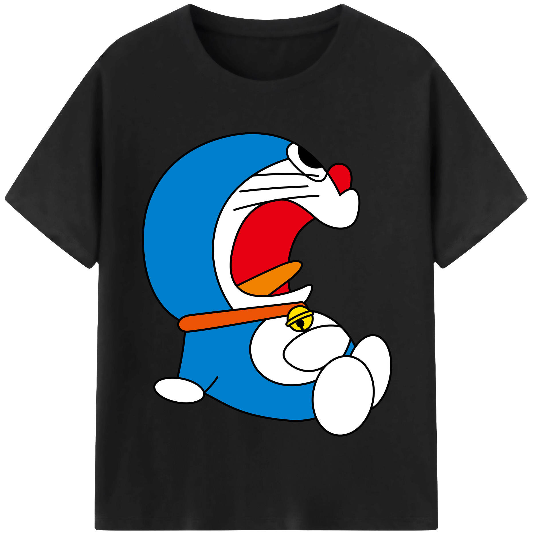 （画像用） ドラえもん Doraemon レディースカジュアルプリントTシャツ（綿100％）