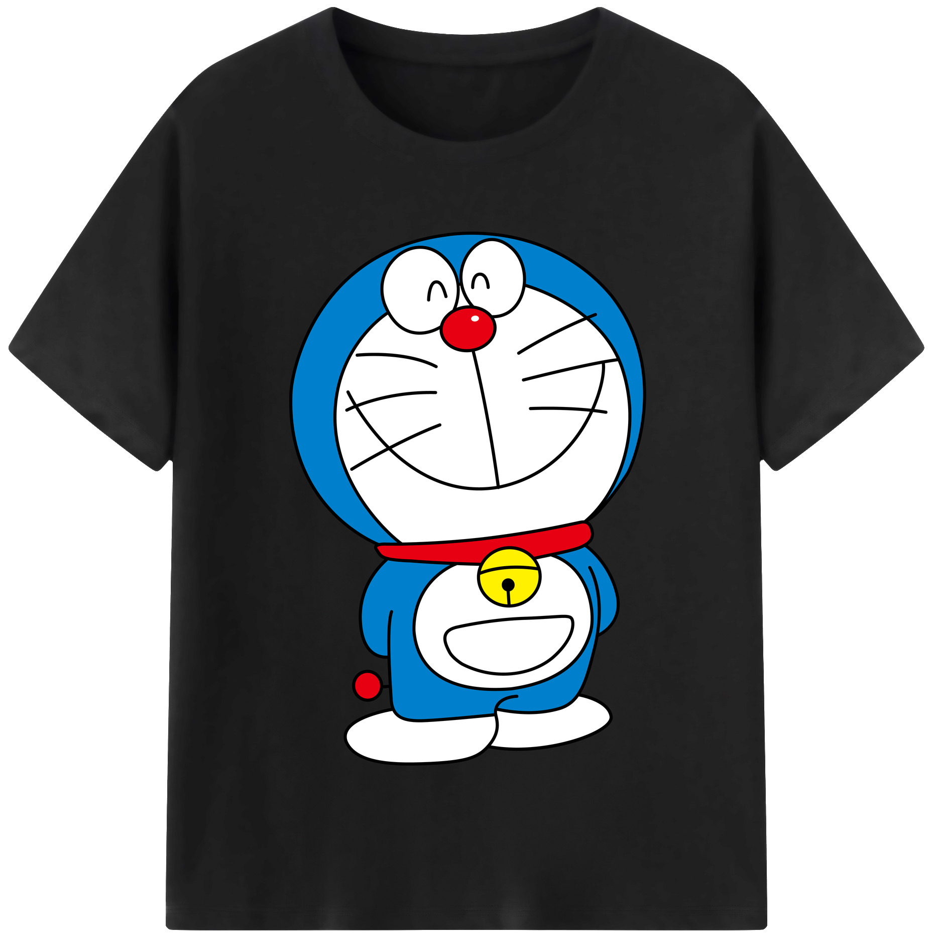 （画像用） ドラえもん Doraemon レディースカジュアルプリントTシャツ（綿100％）