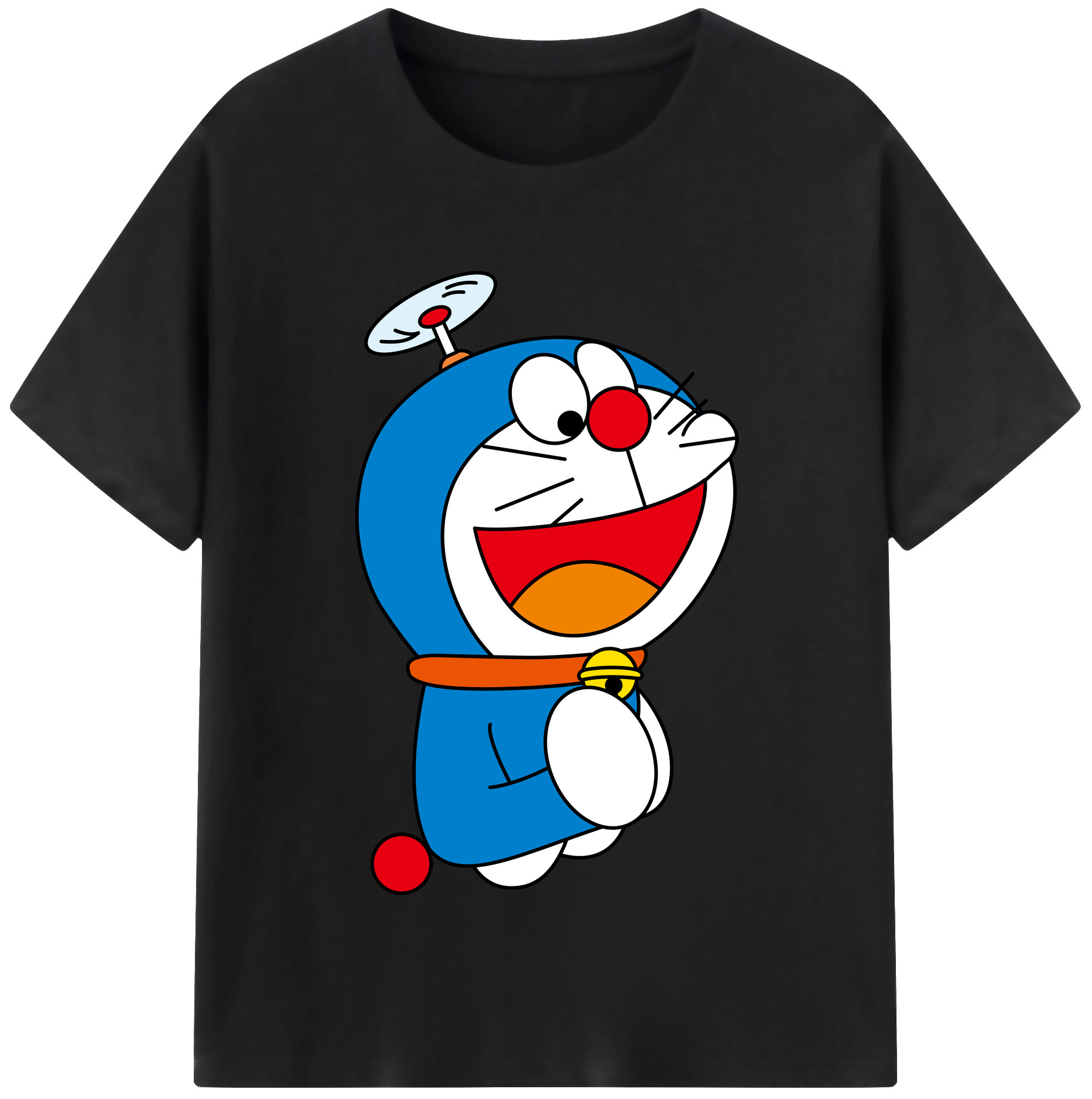 （画像用） ドラえもん Doraemon レディースカジュアルプリントTシャツ（綿100％）