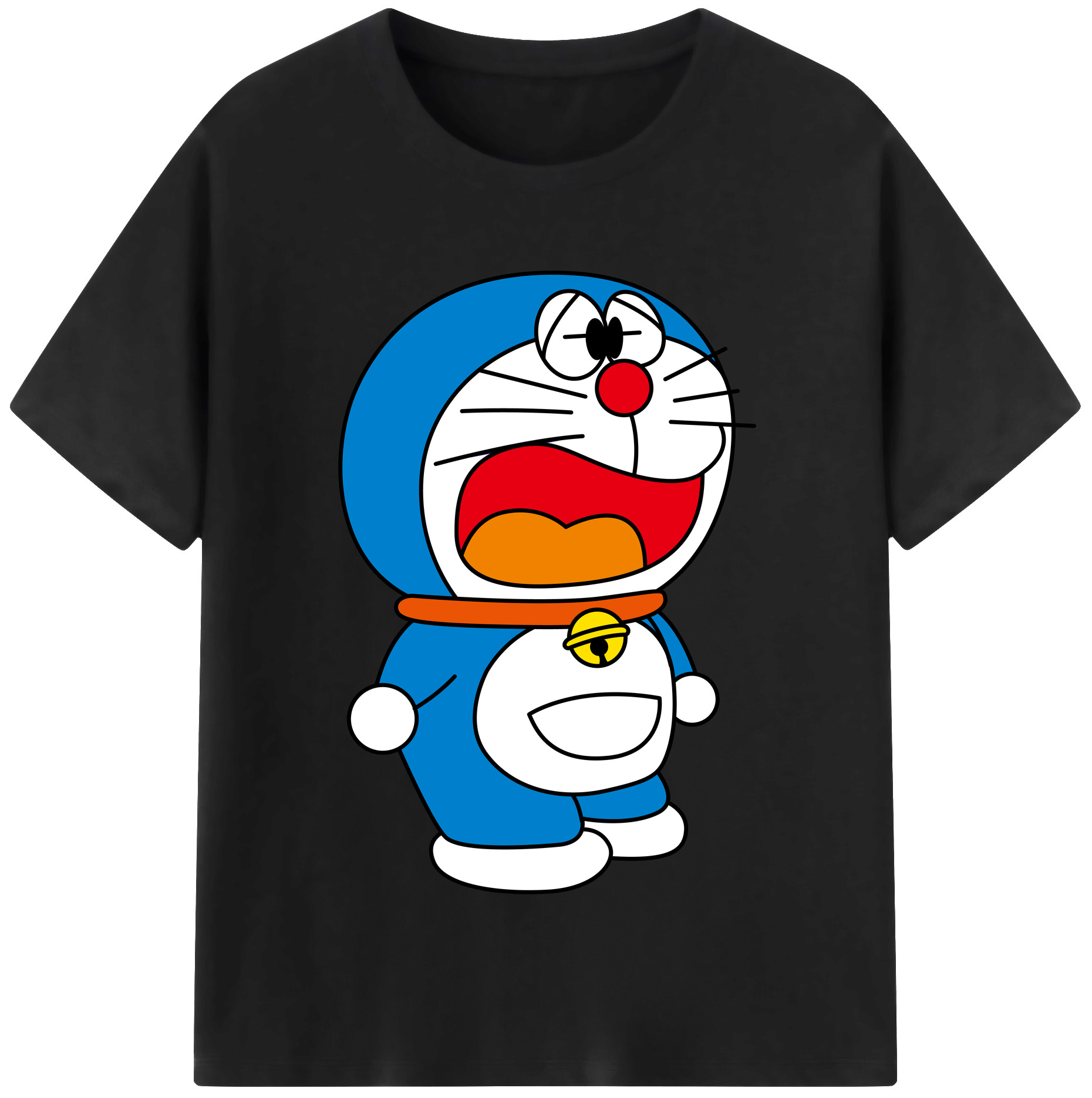 （画像用） ドラえもん Doraemon レディースカジュアルプリントTシャツ（綿100％）