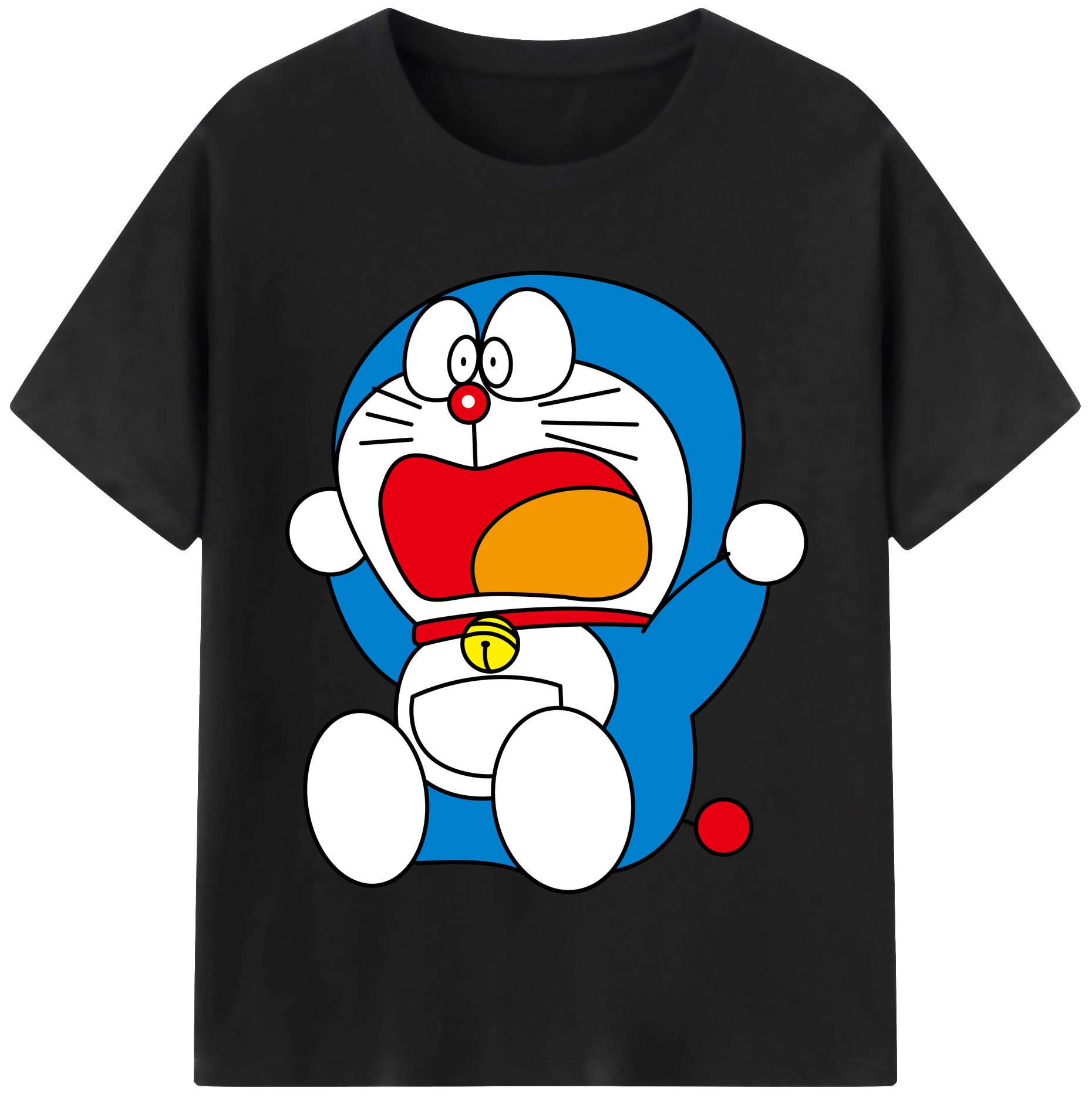 （画像用） ドラえもん Doraemon レディースカジュアルプリントTシャツ（綿100％）