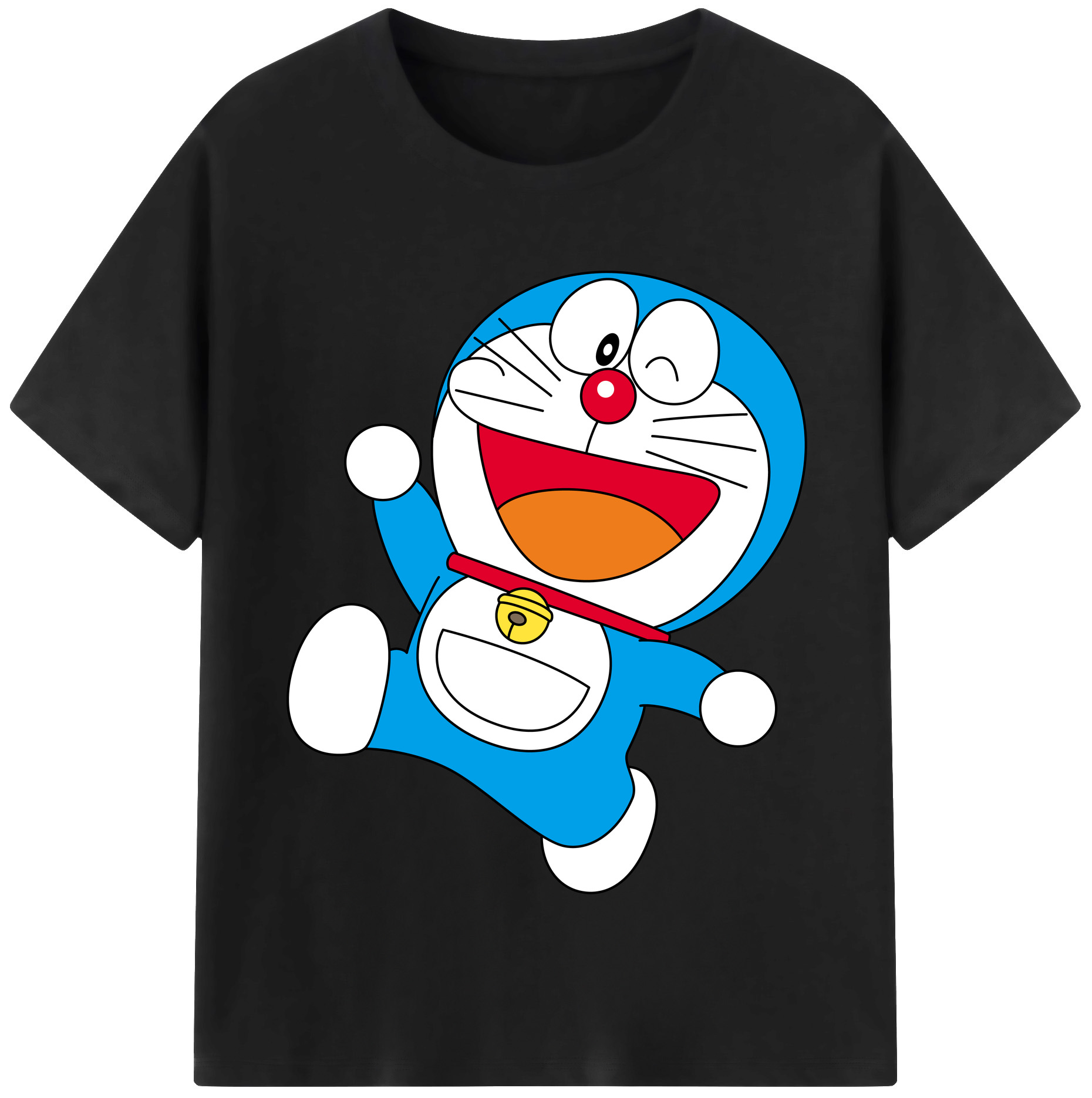 （画像用） ドラえもん Doraemon レディースカジュアルプリントTシャツ（綿100％）