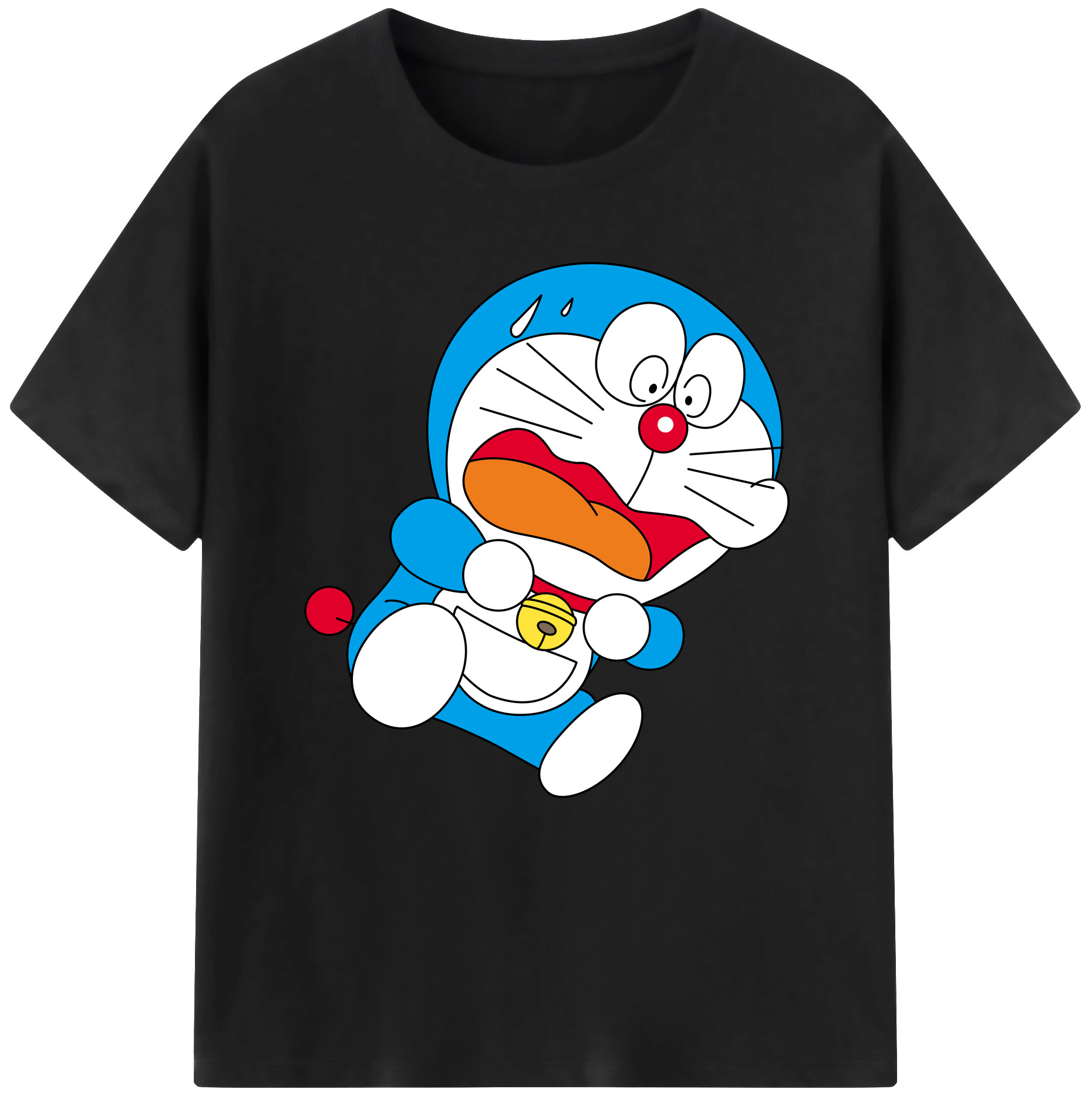 （画像用） ドラえもん Doraemon レディースカジュアルプリントTシャツ（綿100％）