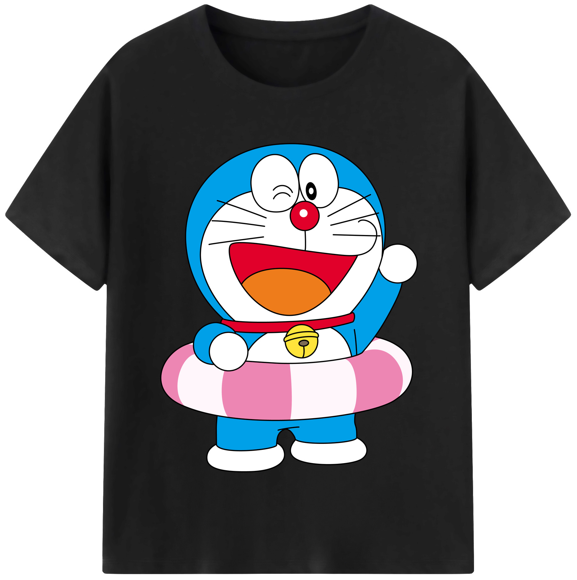 （画像用） ドラえもん Doraemon レディースカジュアルプリントTシャツ（綿100％）