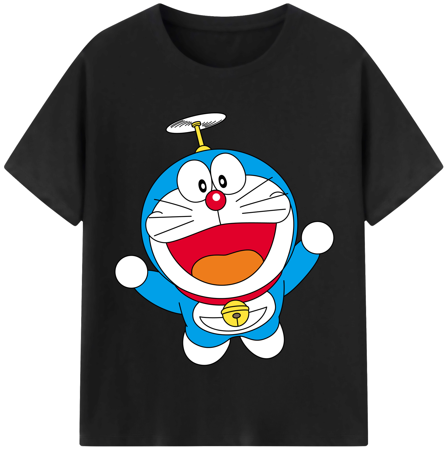 （画像用） ドラえもん Doraemon レディースカジュアルプリントTシャツ（綿100％）