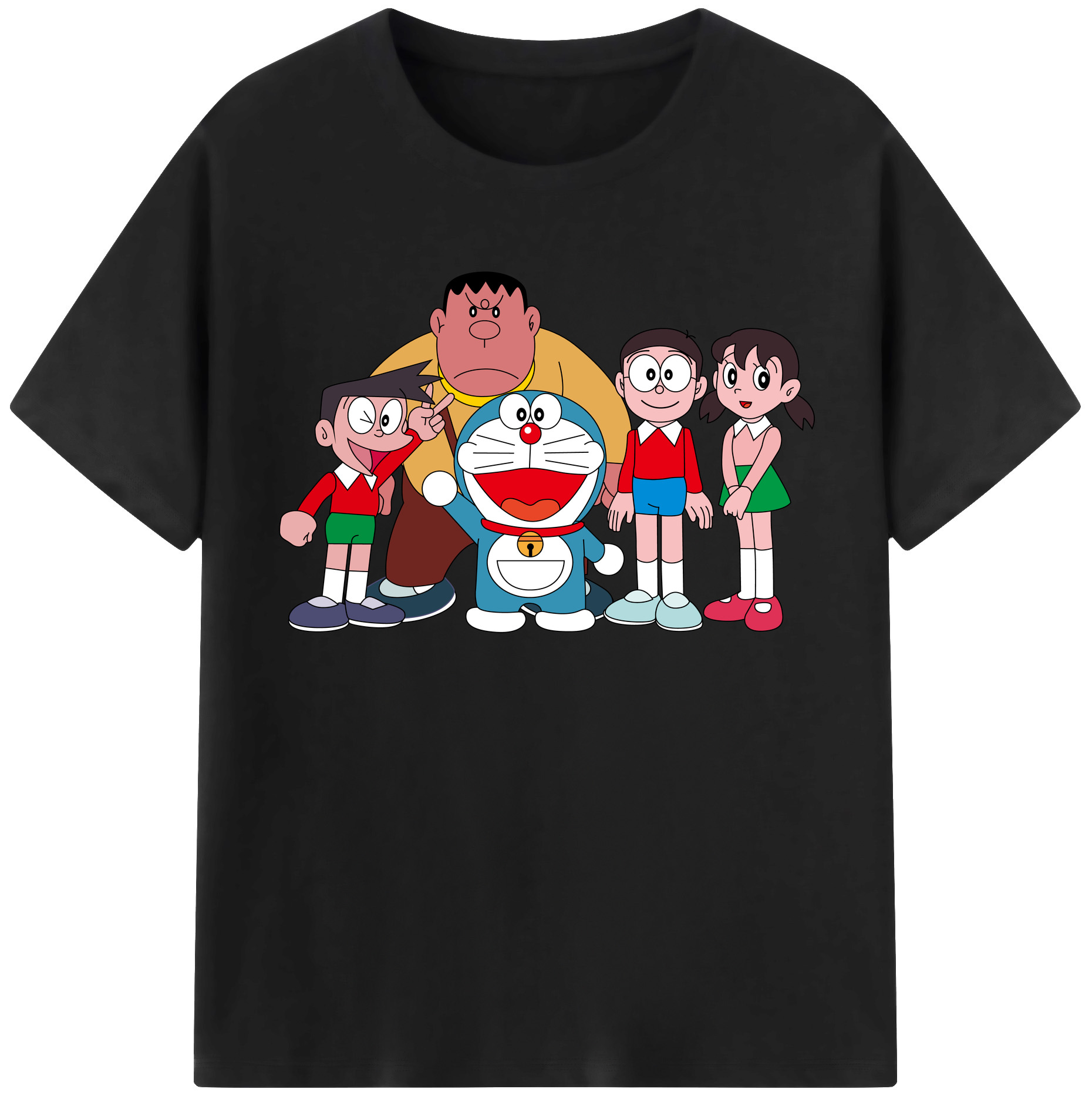 （画像用） ドラえもん 骨川 スネ夫 Doraemon Honekawa Suneo レディースカジュアルプリントTシャツ（綿100％）