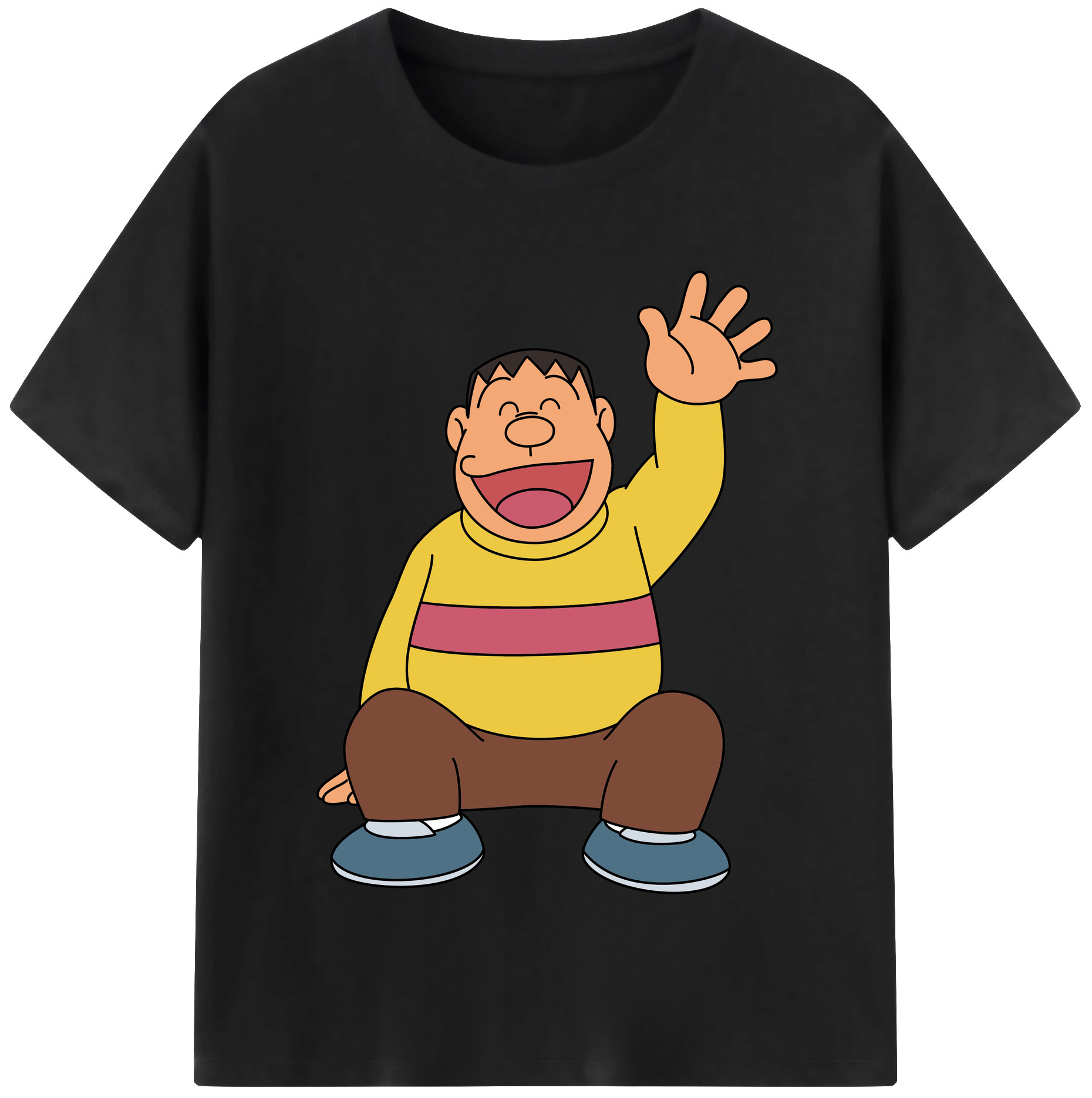 （画像用） ドラえもん 剛田武 Doraemon Gouta Takeshi レディースカジュアルプリントTシャツ（綿100％）