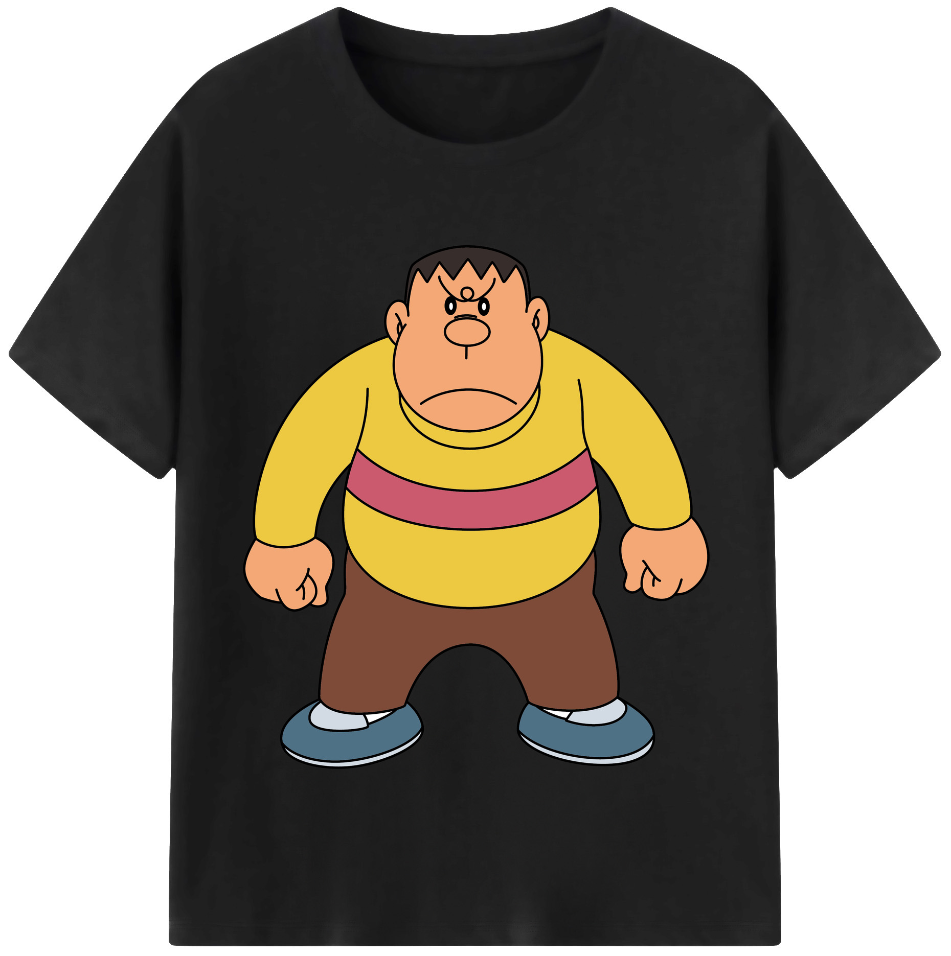 （画像用） ドラえもん 剛田武 Doraemon Gouta Takeshi レディースカジュアルプリントTシャツ（綿100％）