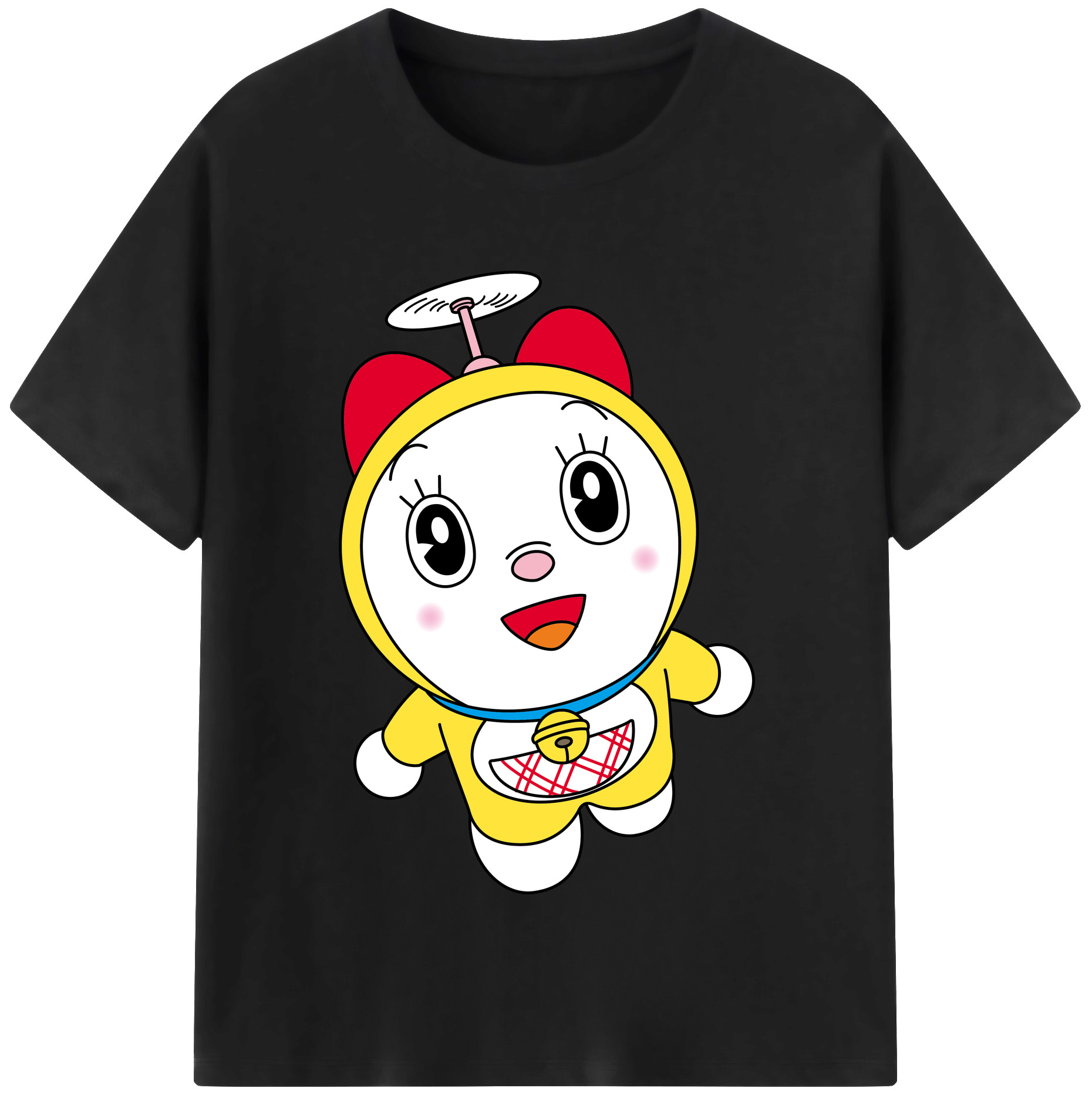 （画像用） ドラえもん ドラミ Doraemon Dorami レディースカジュアルプリントTシャツ（綿100％）