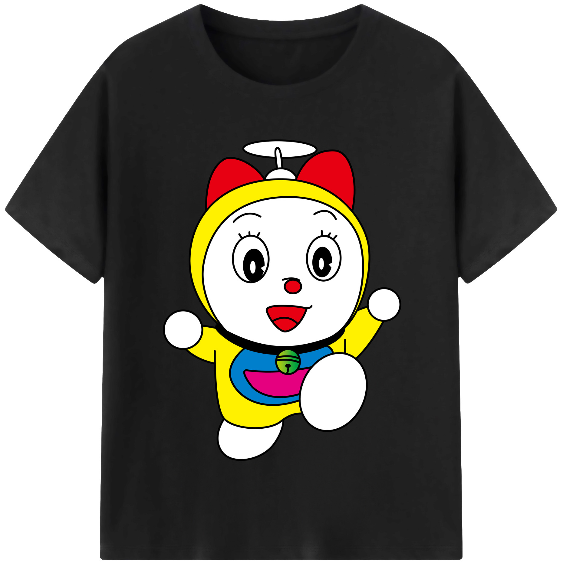 （画像用） ドラえもん ドラミ Doraemon Dorami レディースカジュアルプリントTシャツ（綿100％）