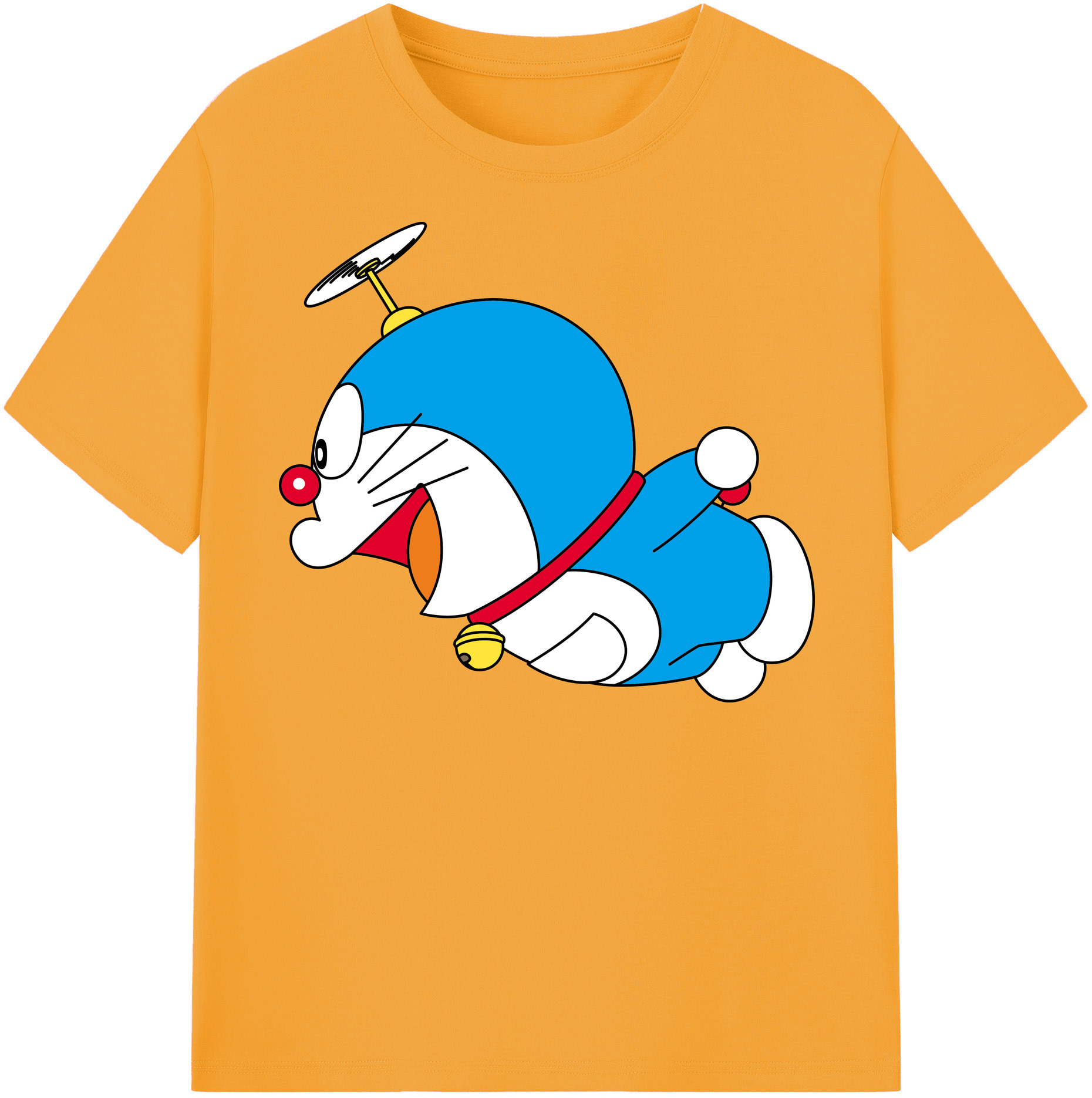 （画像用） ドラえもん Doraemon レディースカジュアルプリントTシャツ（綿100％）
