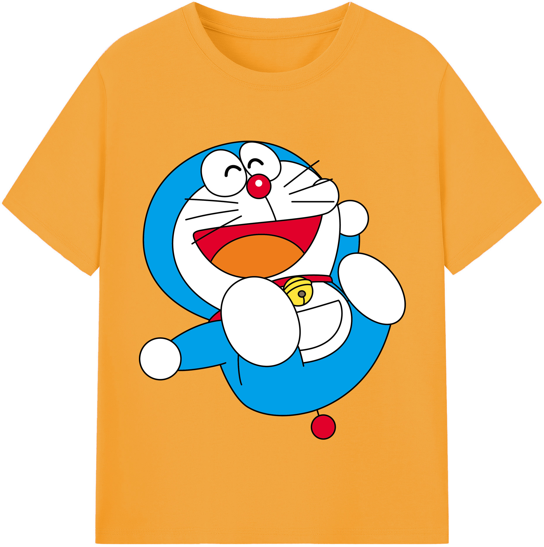 （画像用） ドラえもん Doraemon レディースカジュアルプリントTシャツ（綿100％）