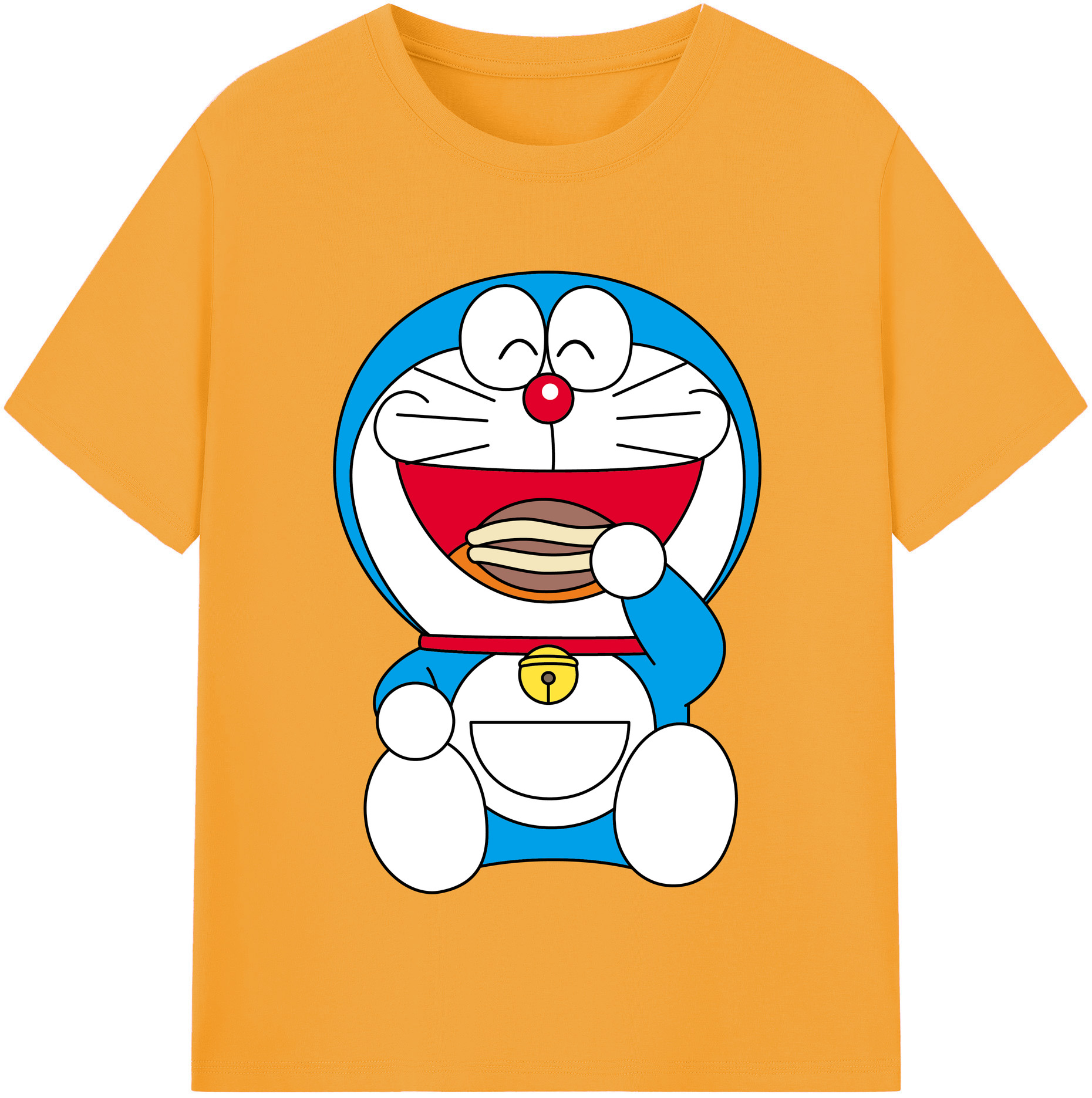 （画像用） ドラえもん Doraemon レディースカジュアルプリントTシャツ（綿100％）