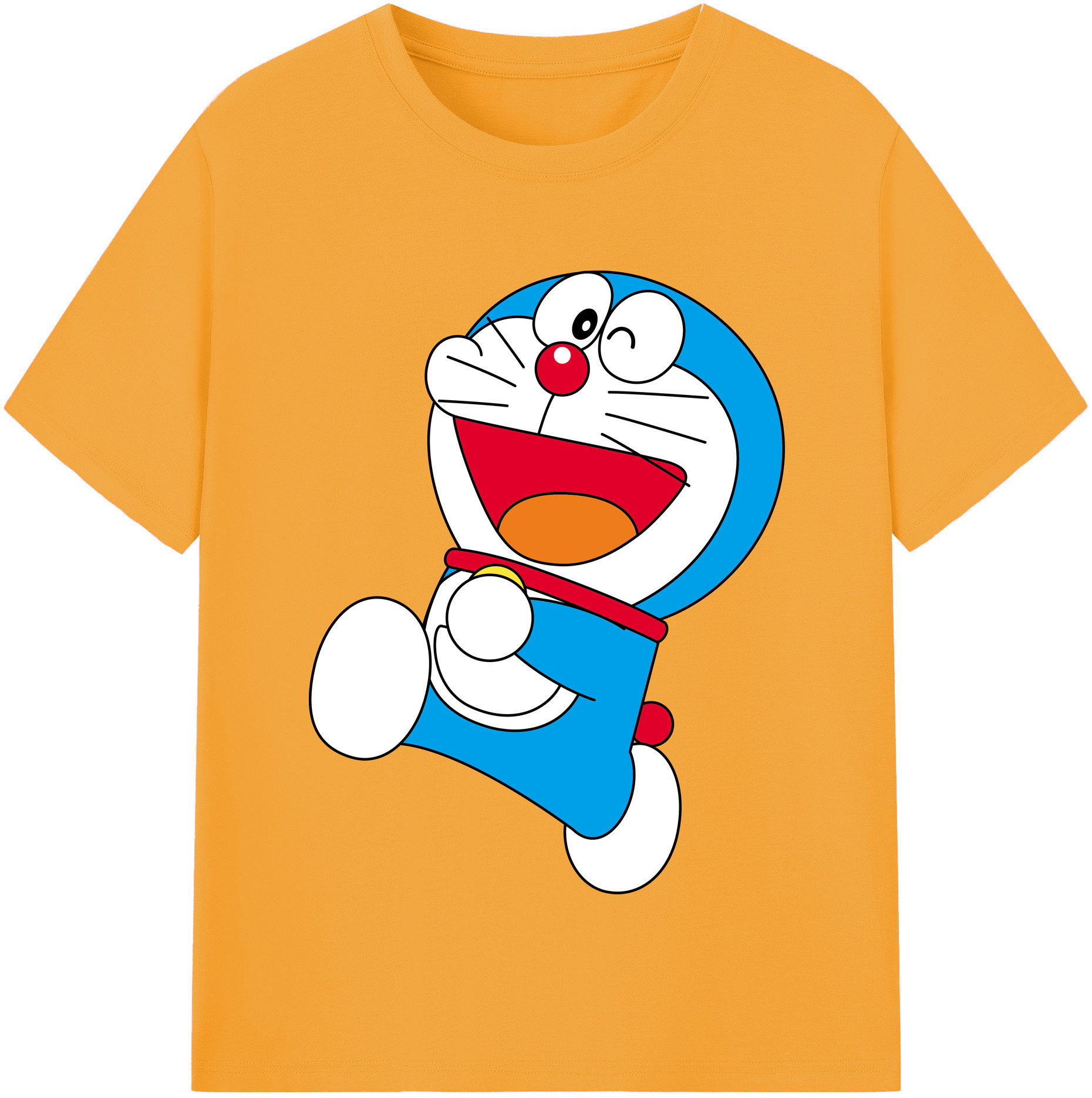 （画像用） ドラえもん Doraemon レディースカジュアルプリントTシャツ（綿100％）