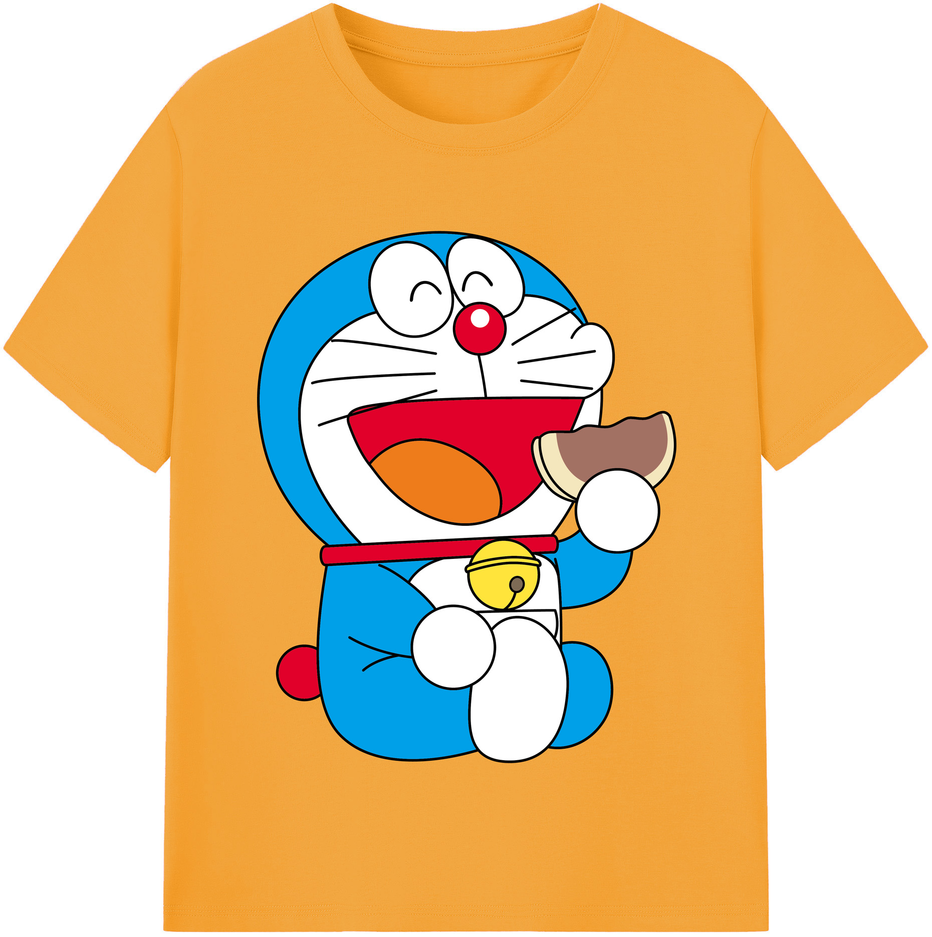 （画像用） ドラえもん Doraemon レディースカジュアルプリントTシャツ（綿100％）