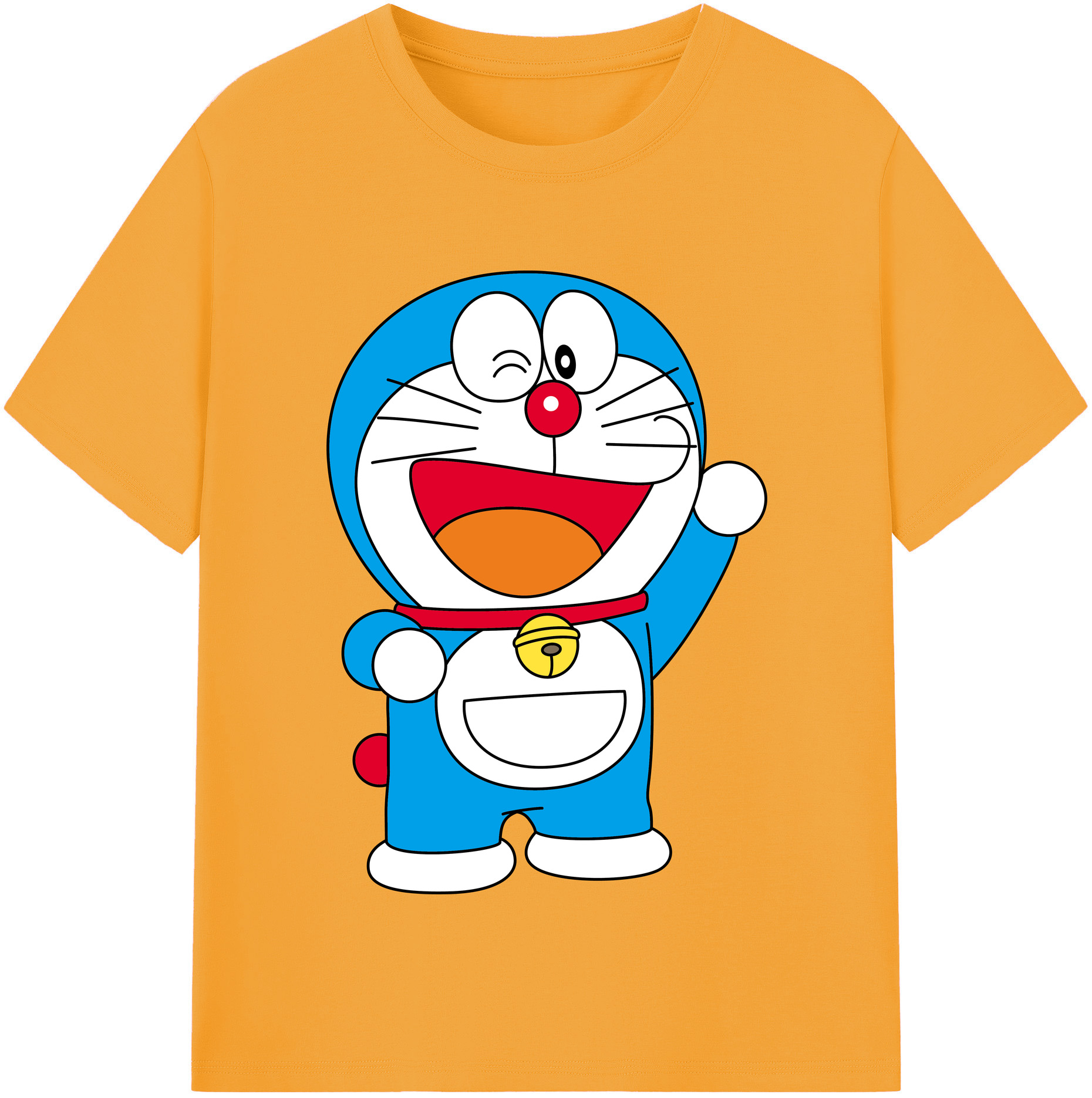 （画像用） ドラえもん Doraemon レディースカジュアルプリントTシャツ（綿100％）