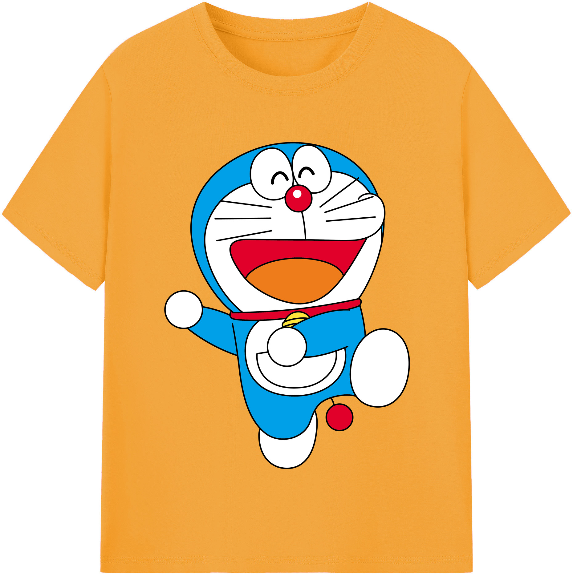 （画像用） ドラえもん Doraemon レディースカジュアルプリントTシャツ（綿100％）