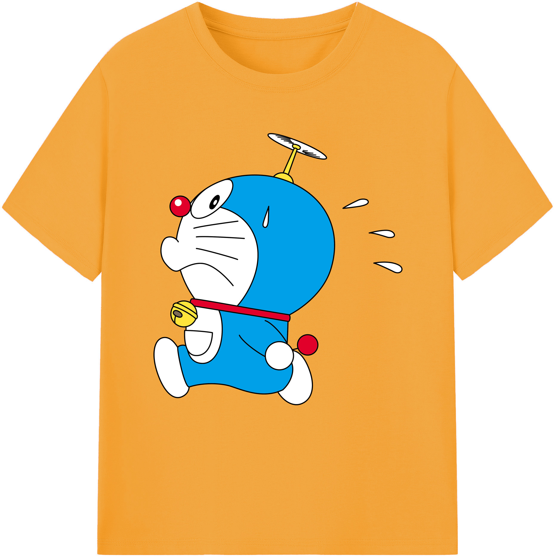 （画像用） ドラえもん Doraemon レディースカジュアルプリントTシャツ（綿100％）