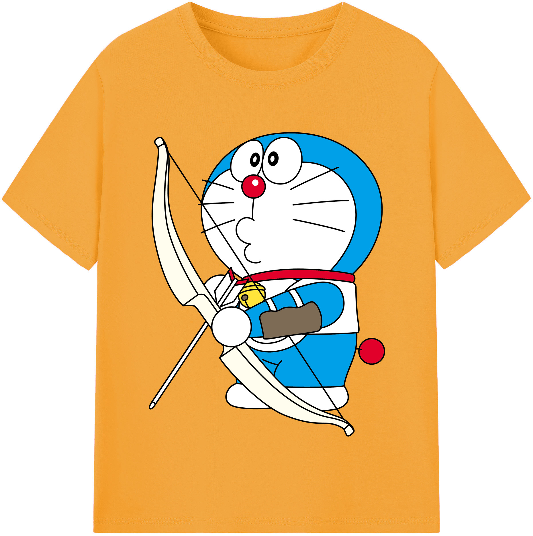 （画像用） ドラえもん Doraemon レディースカジュアルプリントTシャツ（綿100％）