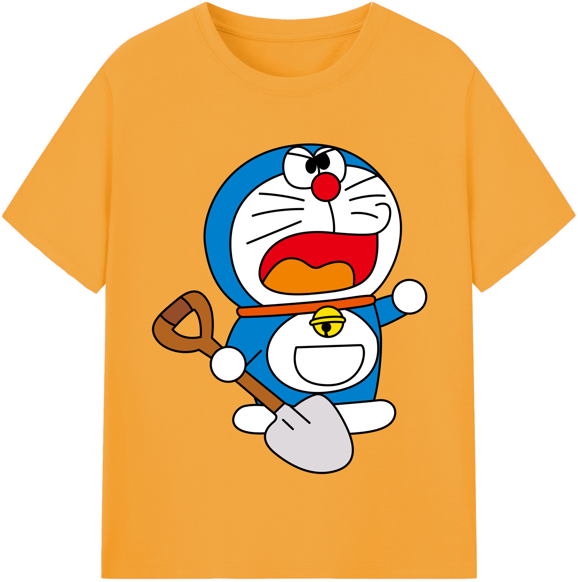 （画像用） ドラえもん Doraemon レディースカジュアルプリントTシャツ（綿100％）
