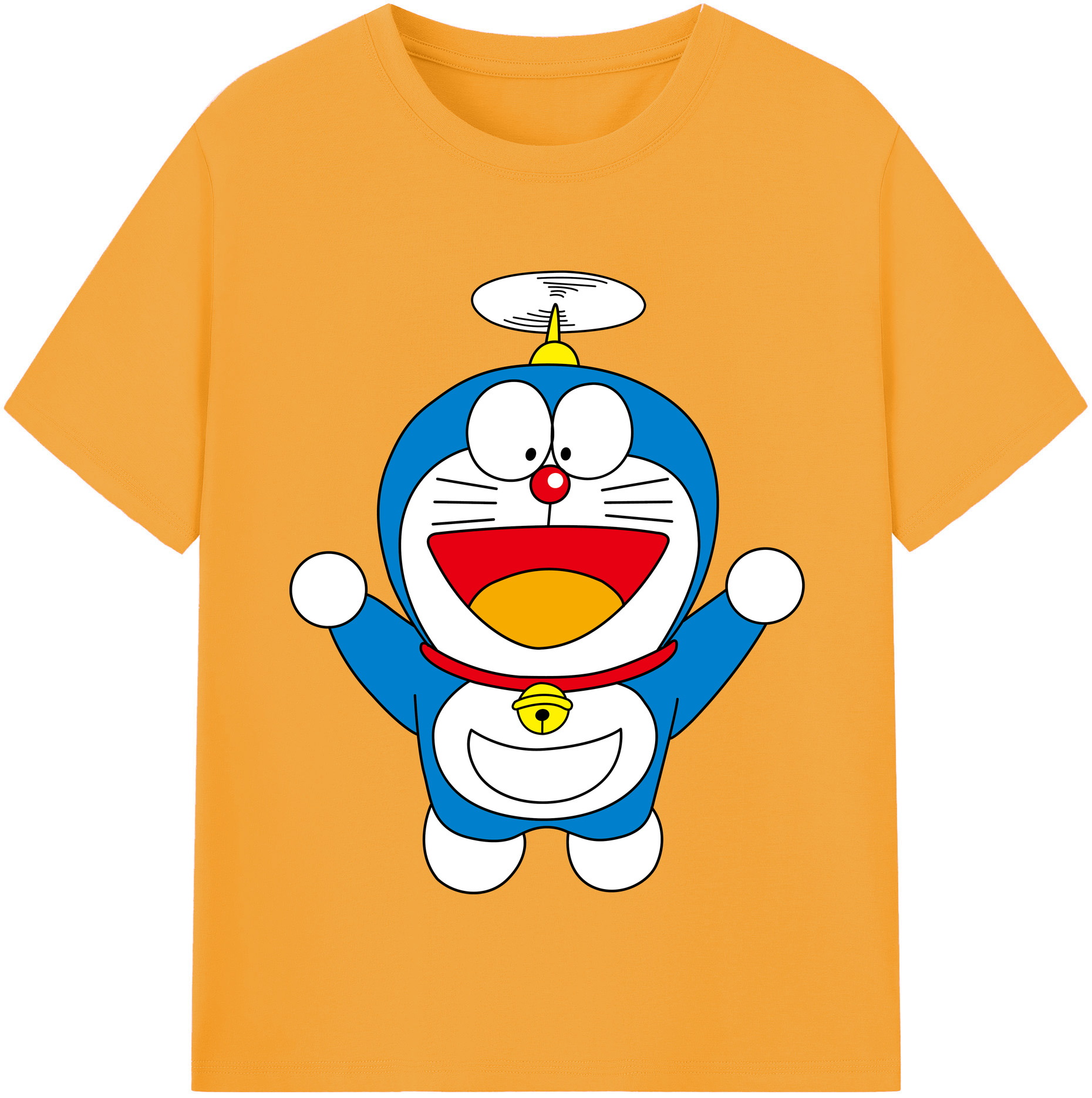 （画像用） ドラえもん Doraemon レディースカジュアルプリントTシャツ（綿100％）